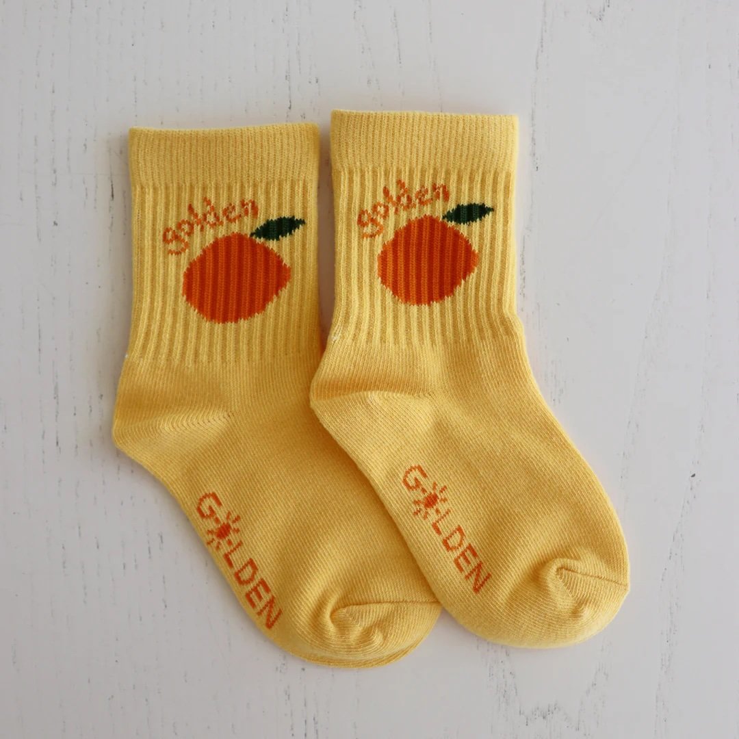 Golden Children ~ Arancia Socks Sunshine