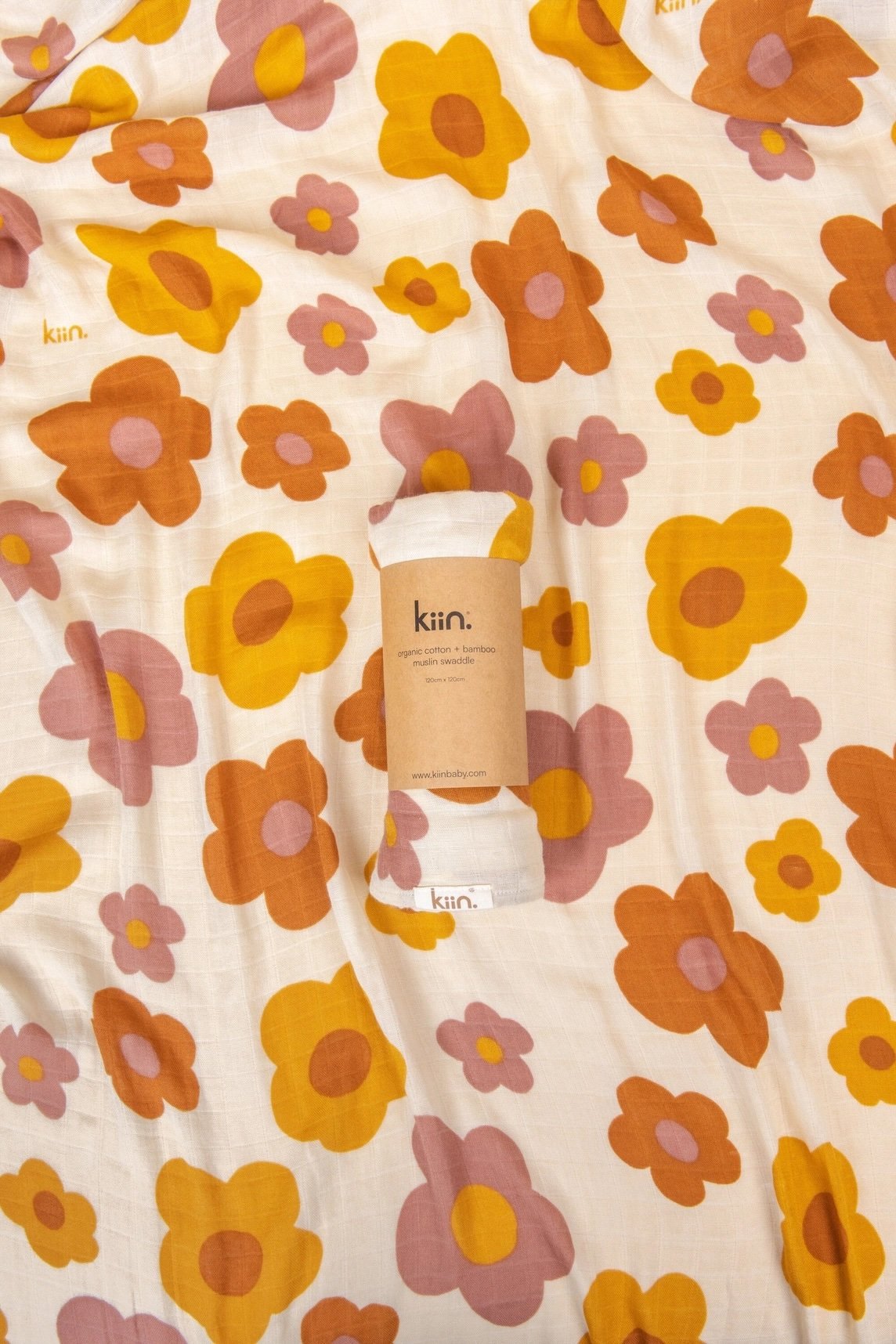 Kiin Baby ~ Organic Swaddle | Bloom