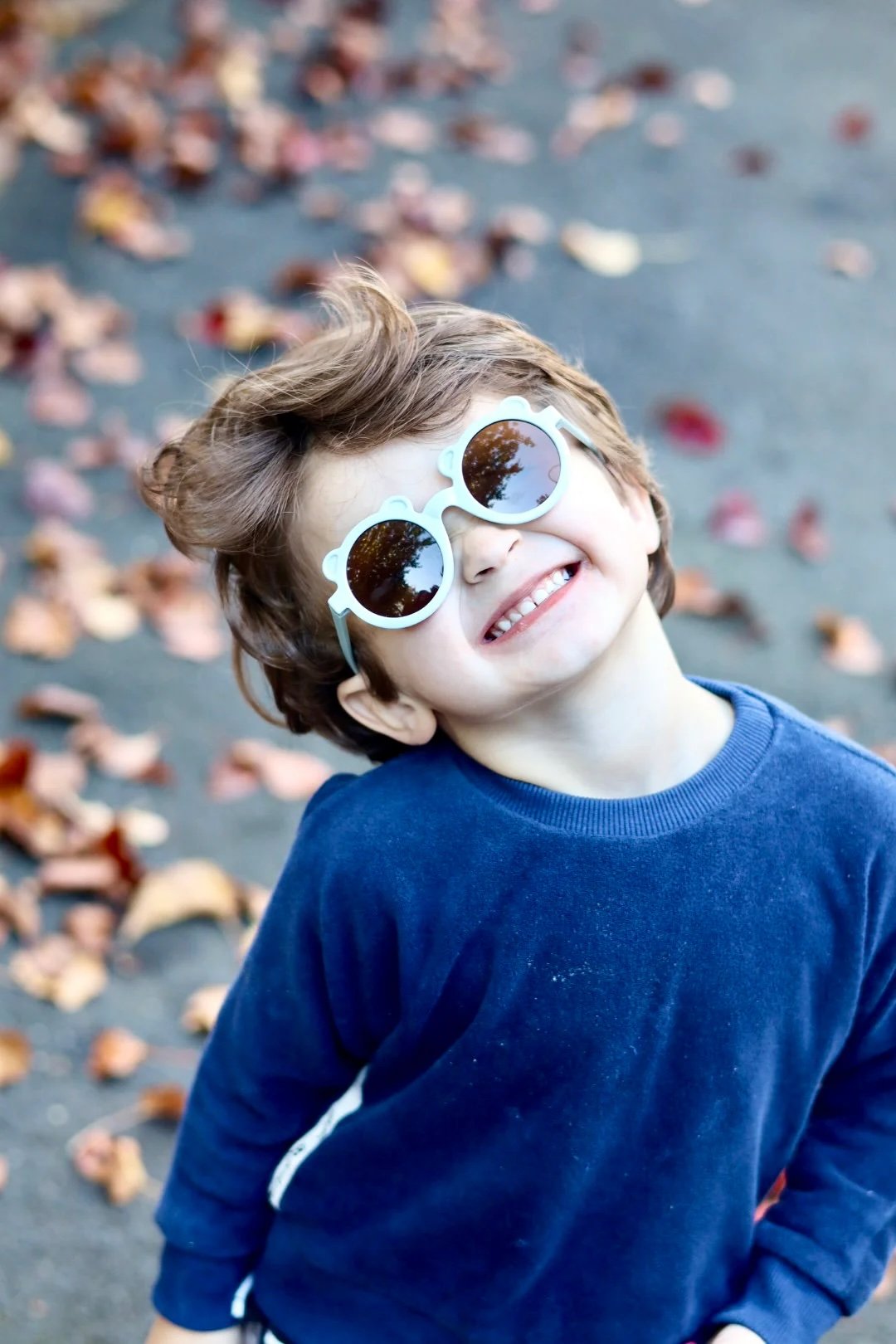 Littledrop ~ Kids Bear Shades - Sky Blue