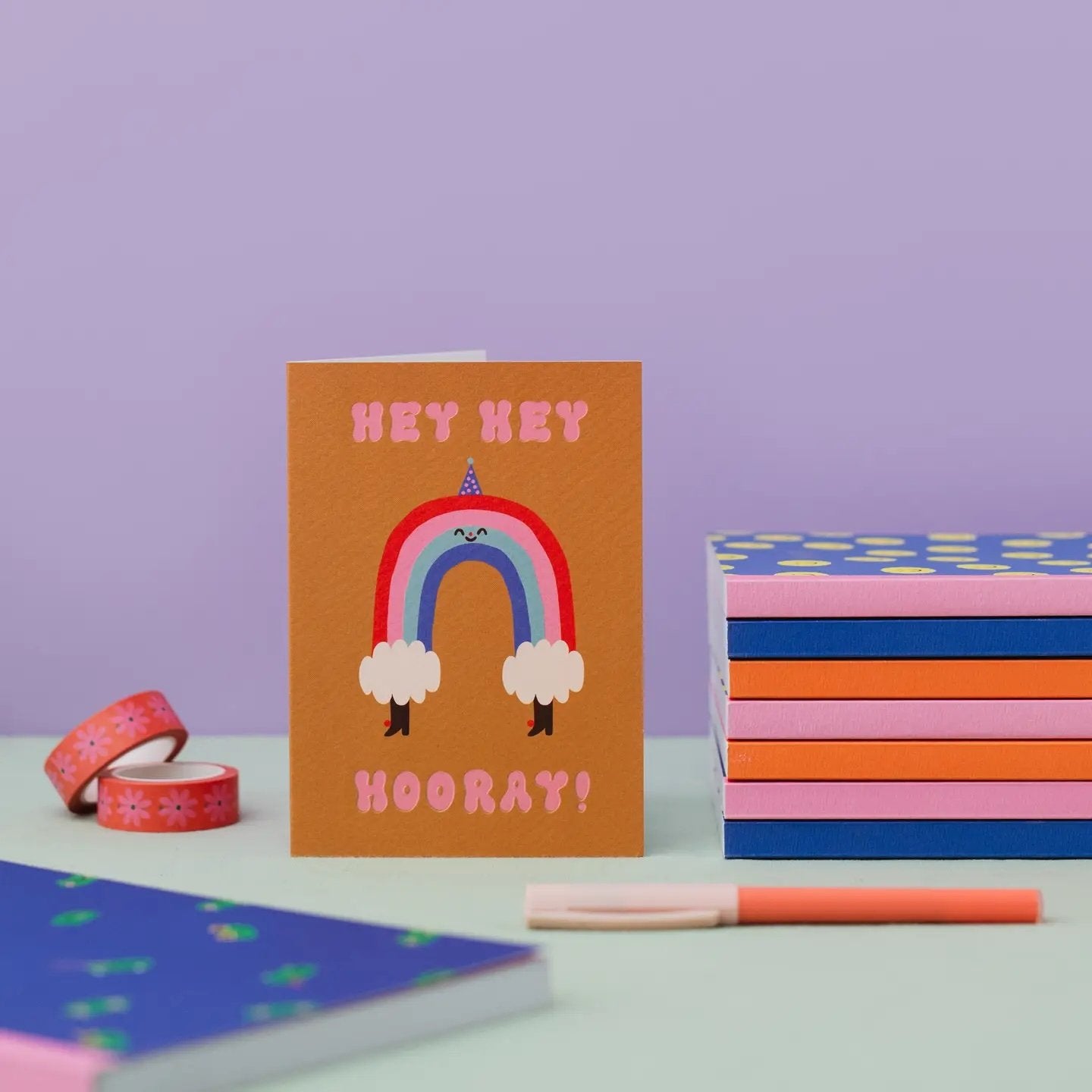 Rumble Cards ~ Hey Hey Hooray - Congratulations - Birthday - Greeting Card