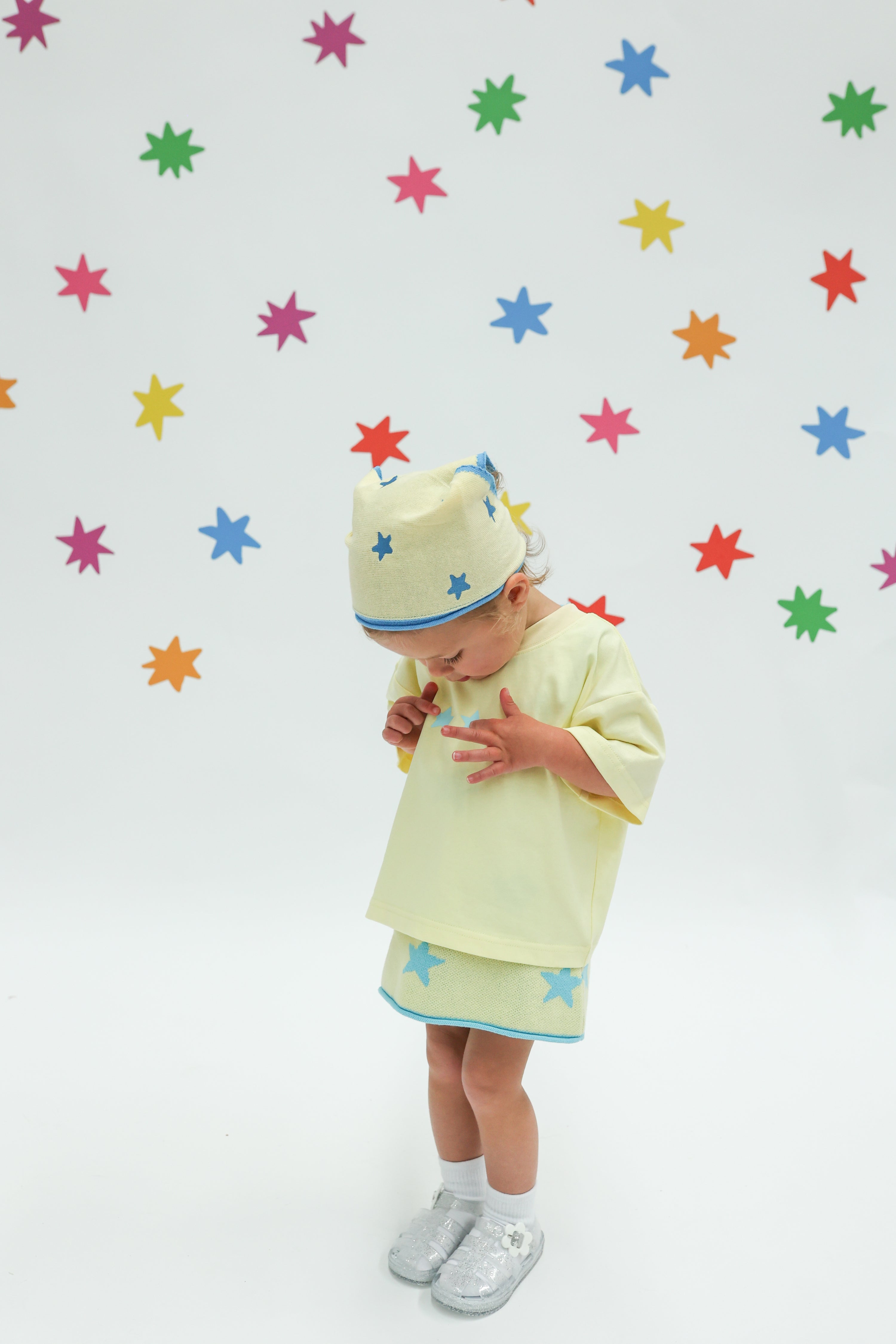 Stars Align Tee - Yellow + Blue × 1