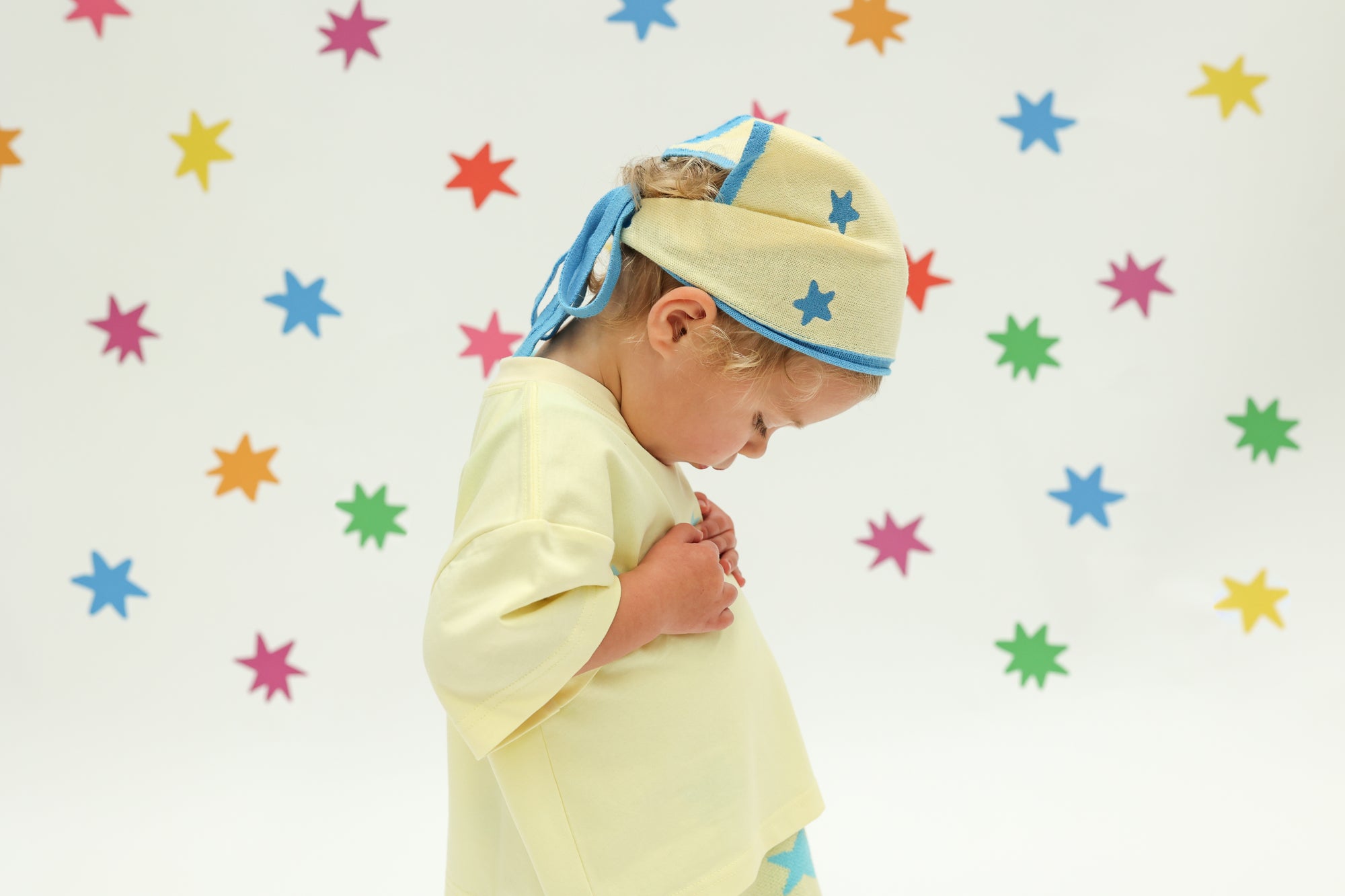 Stars Align Tee - Yellow + Blue × 1