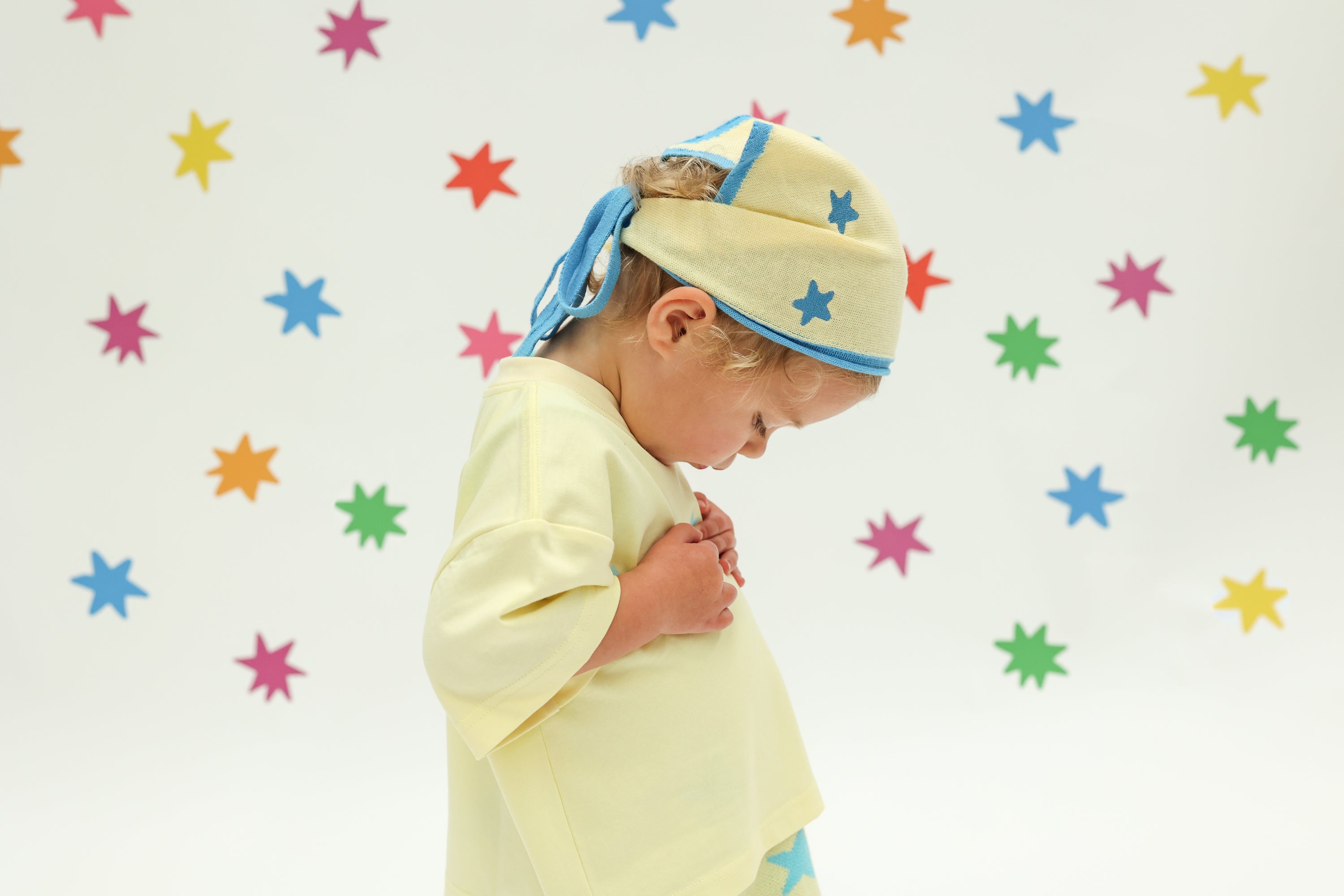 Stars Align Tee - Yellow + Blue × 1