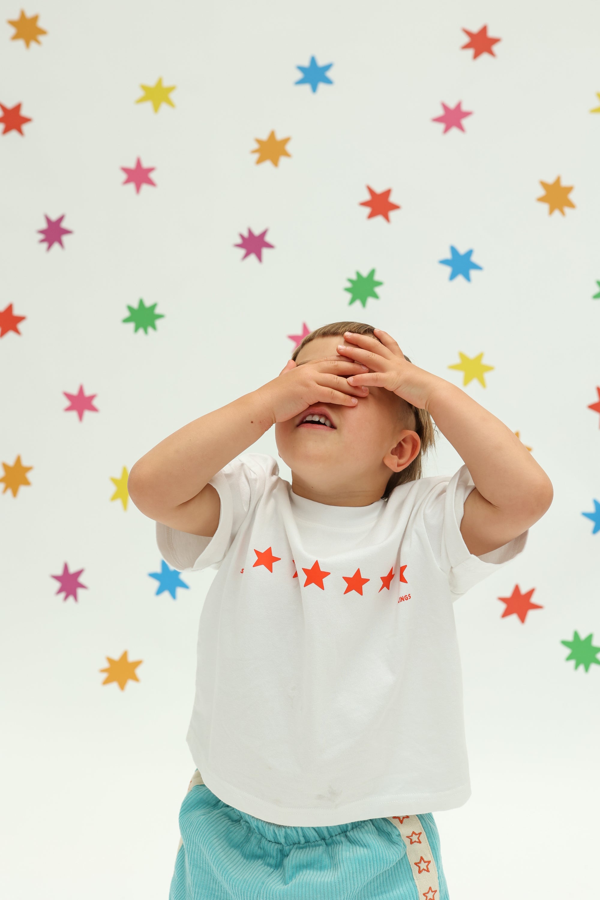 Stars Align Tee - White + Red