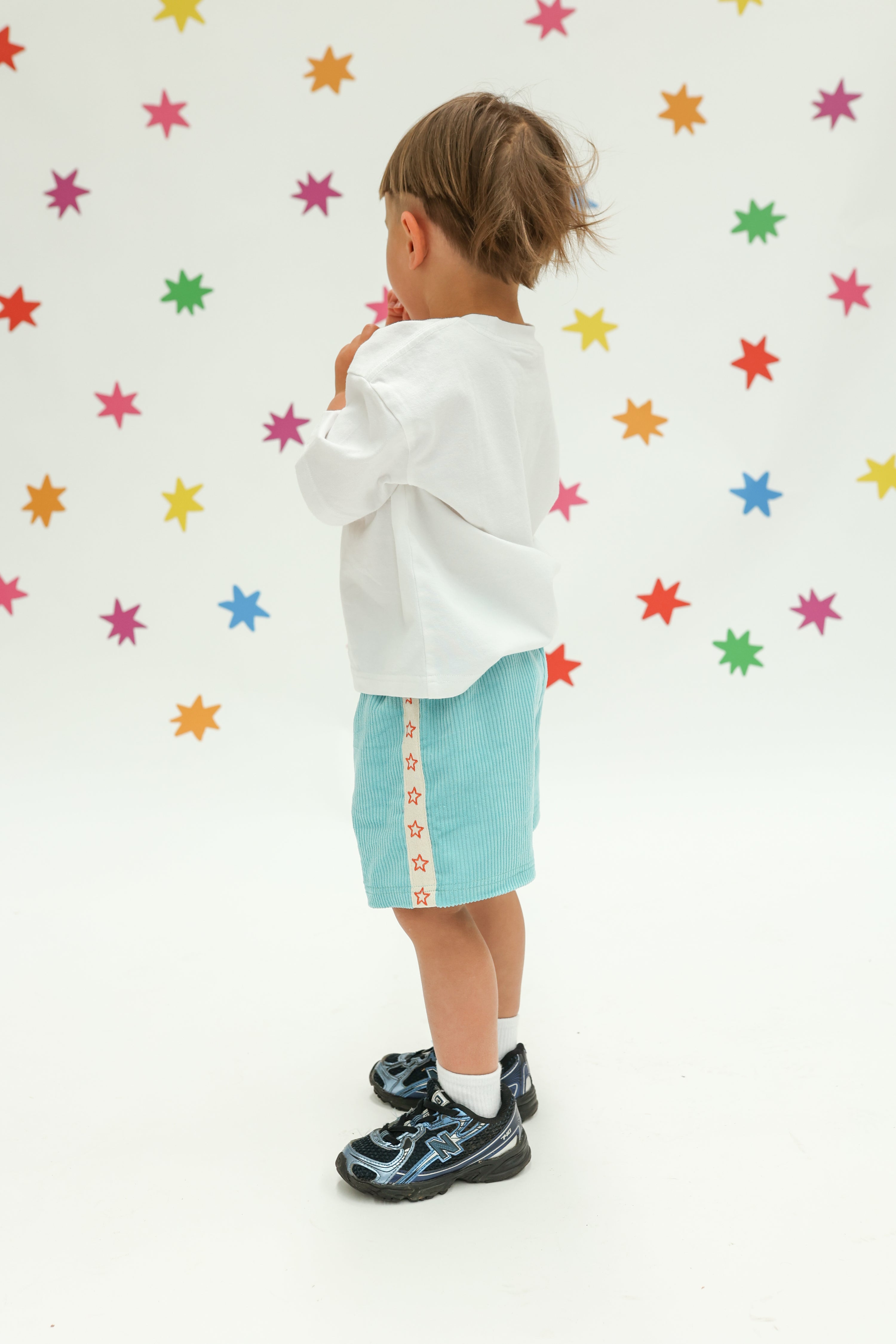 Playtime Cord Shorts - Light Blue