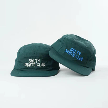 Salty Skate Club Cap- Green/ White