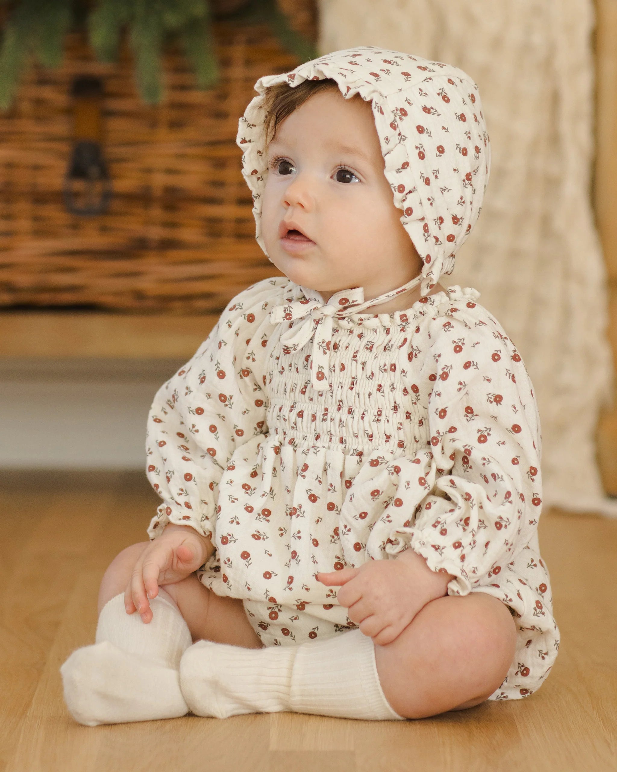 Eden Romper - Winter Ditsy