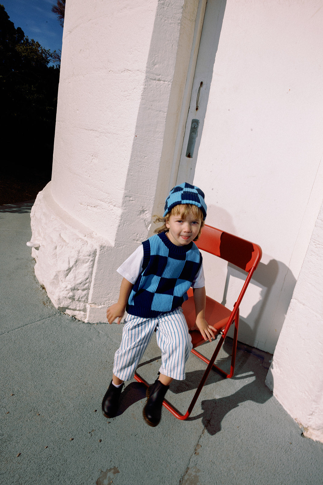 Nonno Vest - Light Blue + Dark Blue