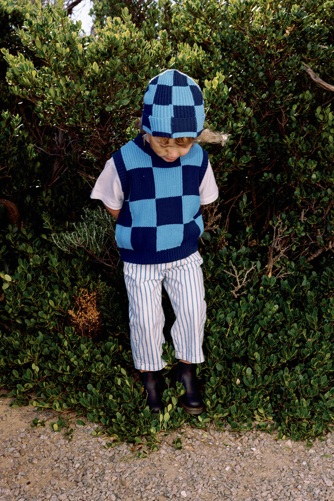 Nonno Vest - Light Blue + Dark Blue