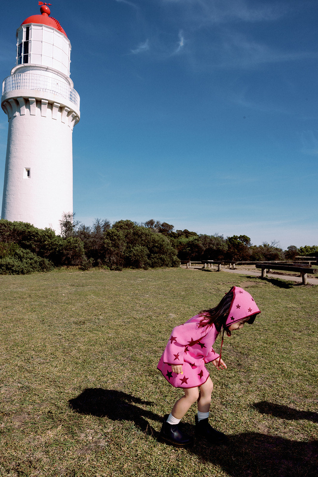 Lucky Stars Dress - Bright Pink