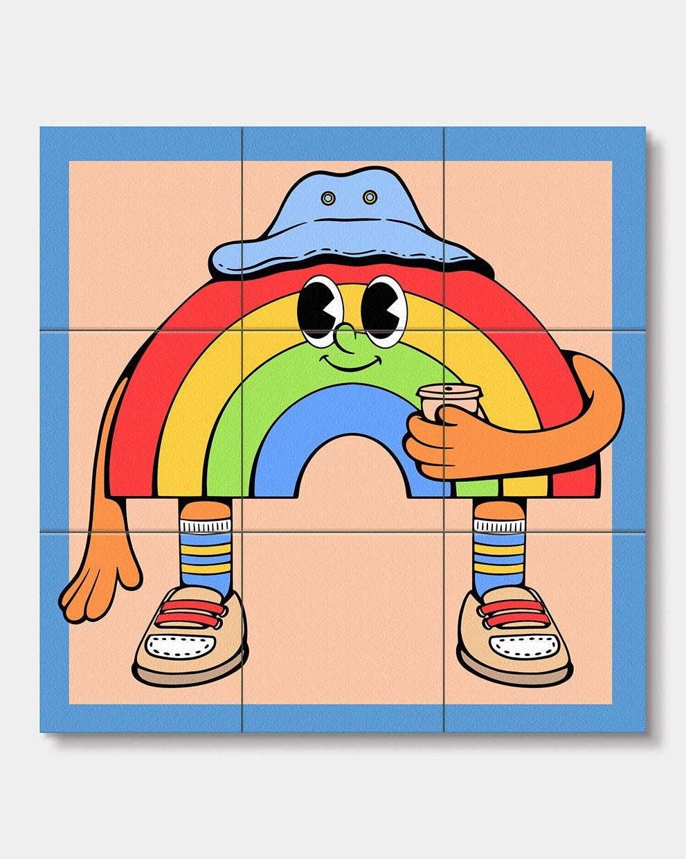 Cool Dudes Wooden Blocks