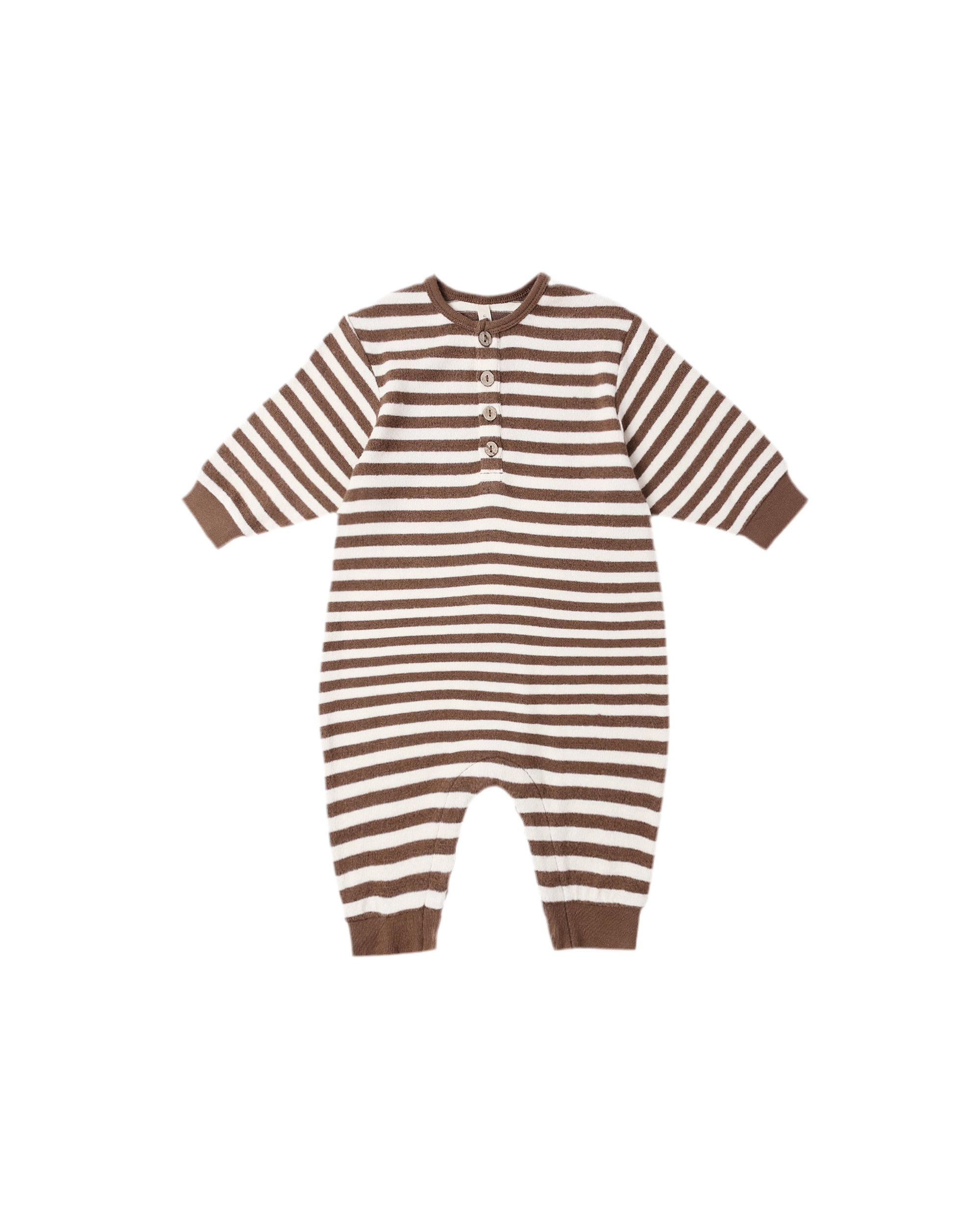 Quincy Mae Relaxed Jumpsuit - Cedar Stripe