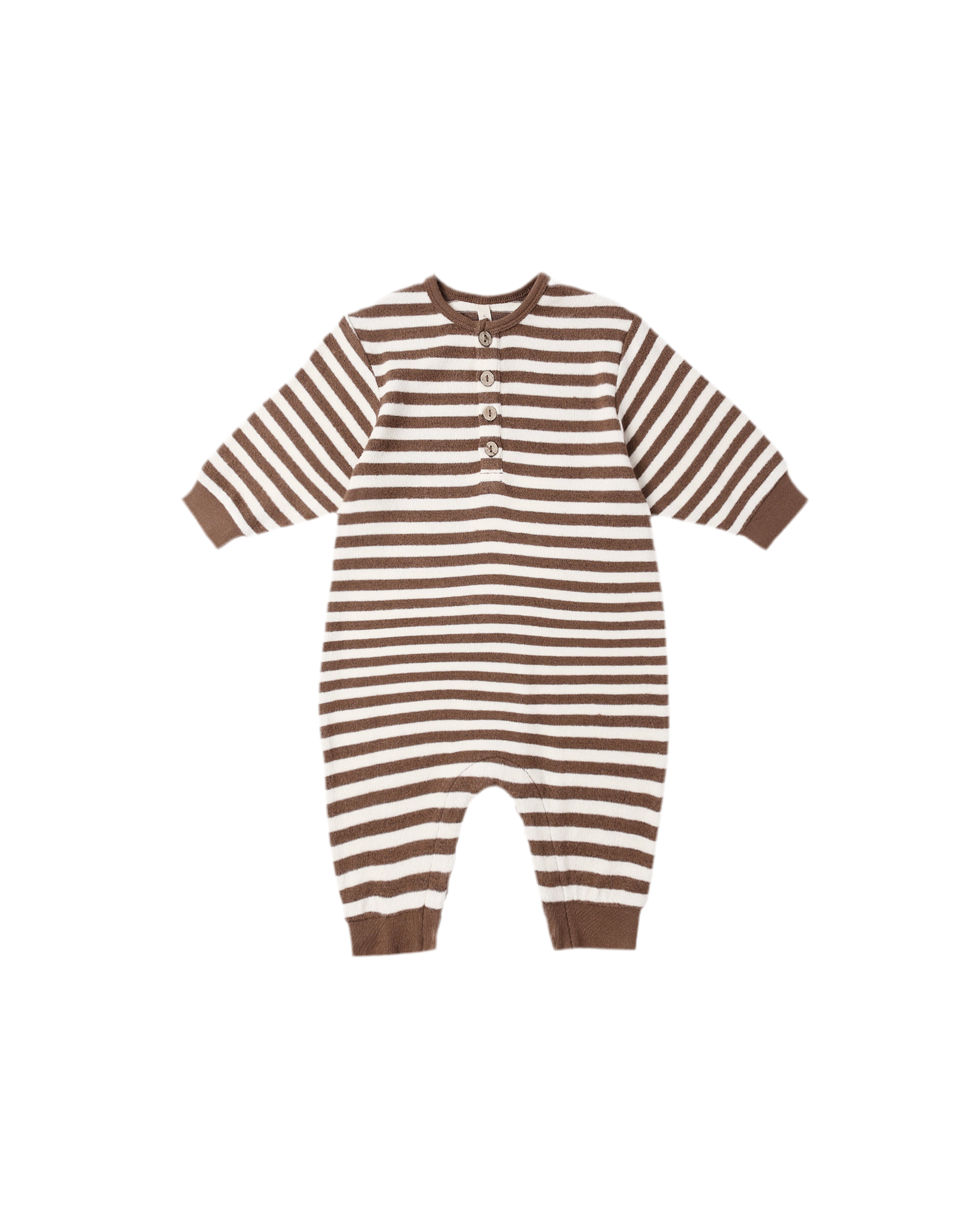 Quincy Mae Relaxed Jumpsuit - Cedar Stripe