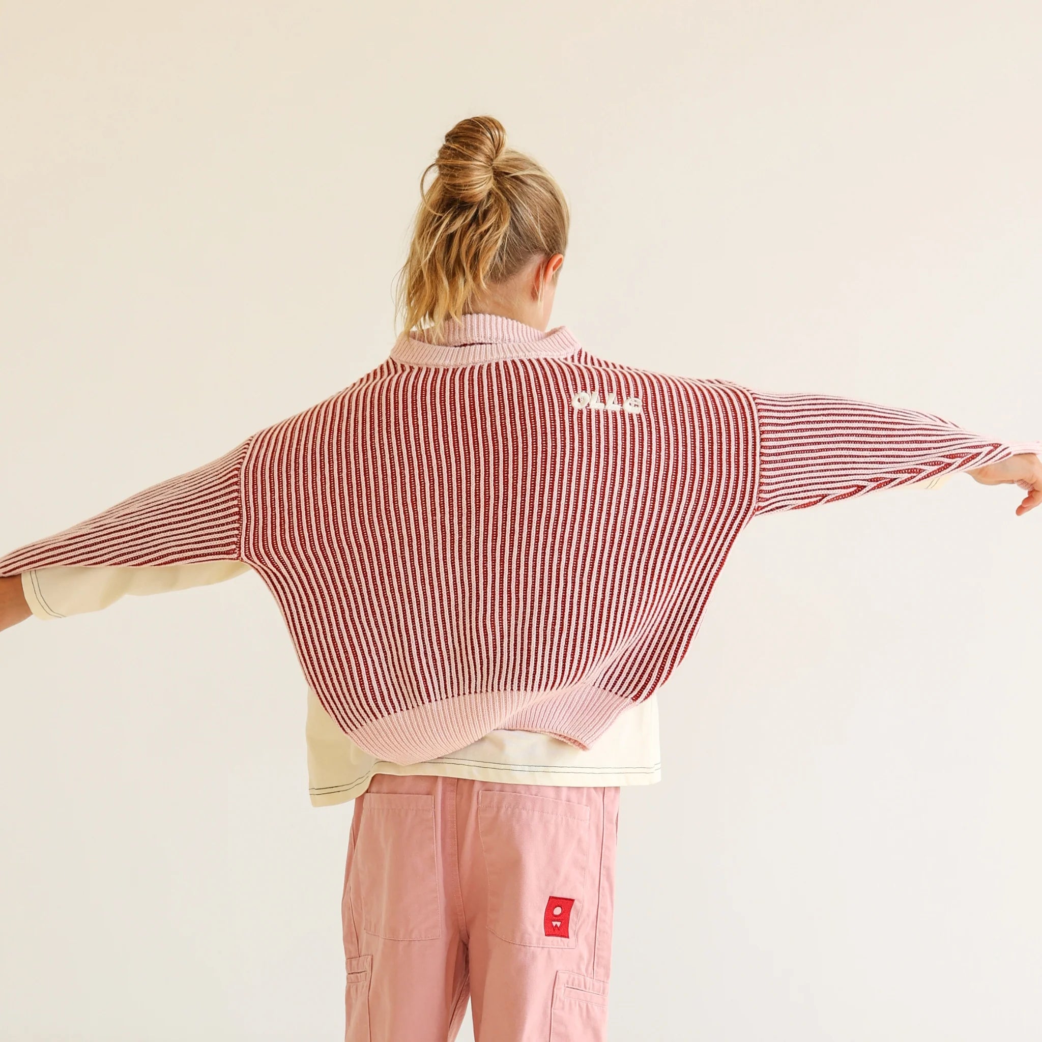 HIGHLOW KNIT - ROSE