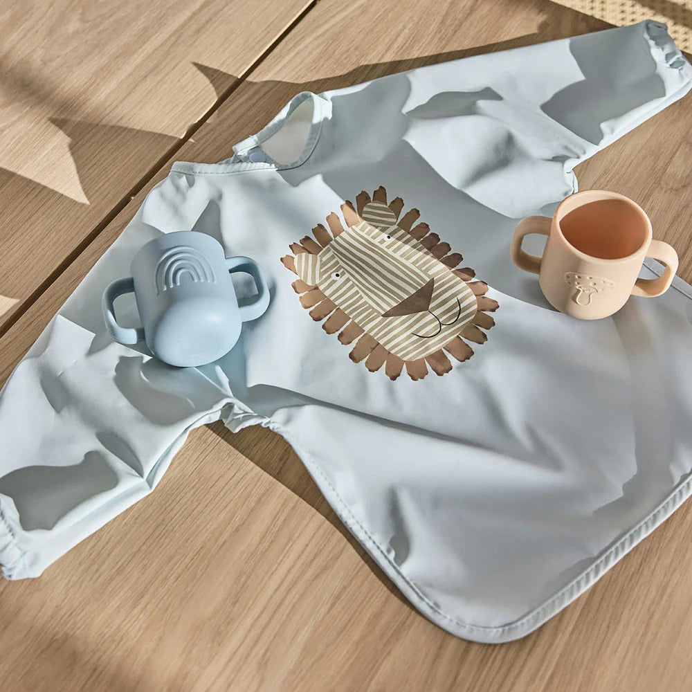 Lobo Lion Cape Bib Ice Blue
