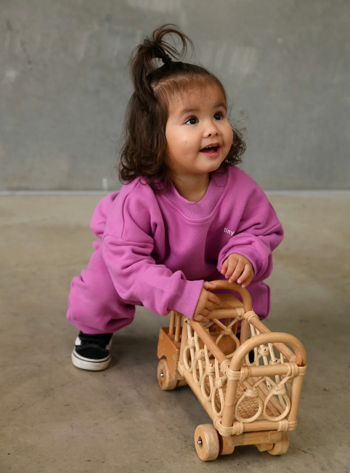 Woodie 3D Logo Tracksuit - Fuchsia