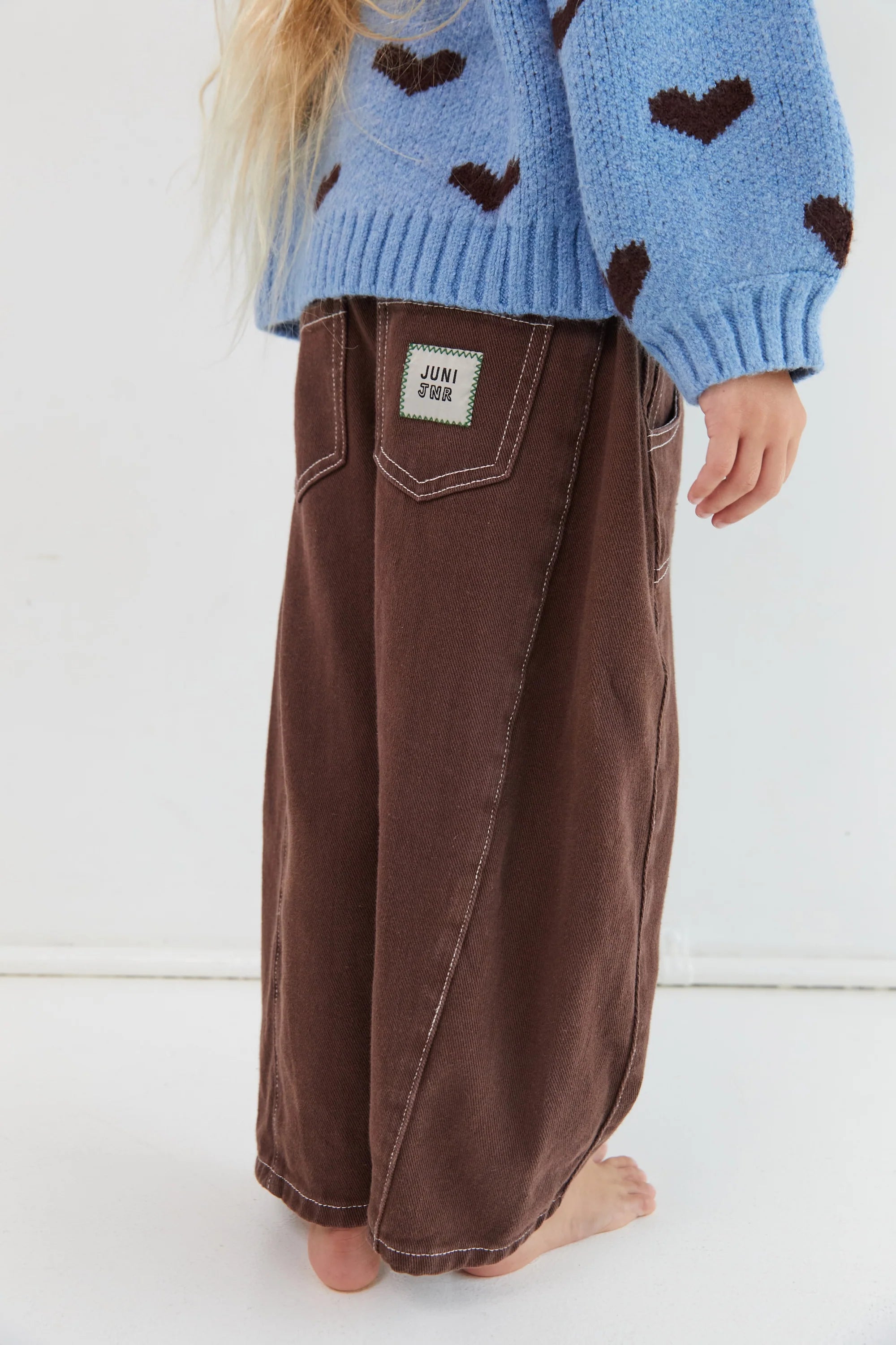 Dylan Barrel Leg Jean - Cocoa