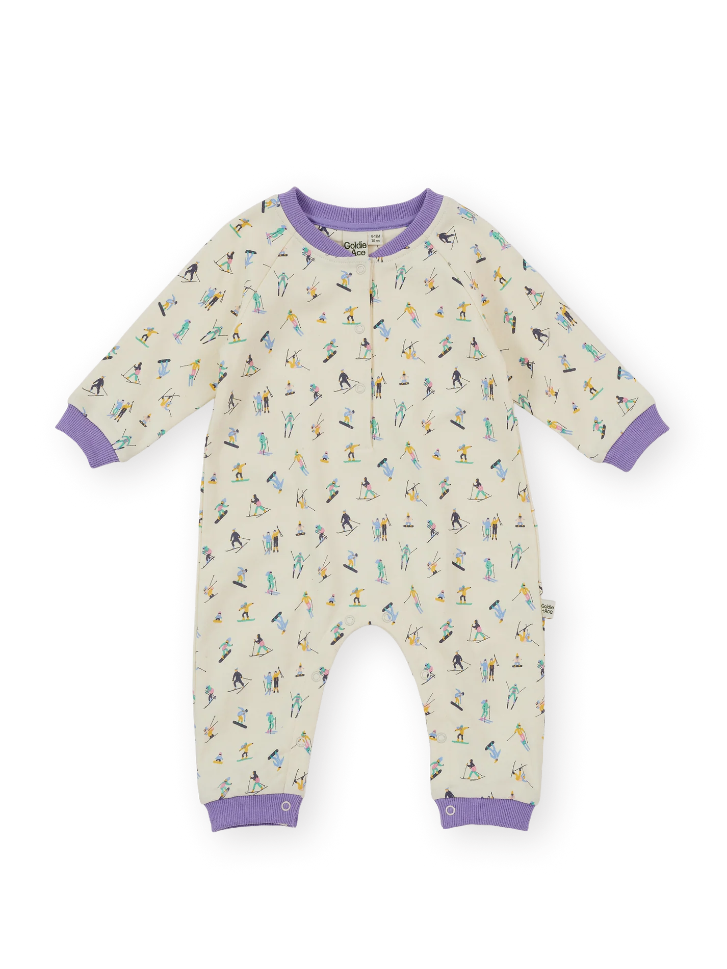 Ski Slopes Terry Romper