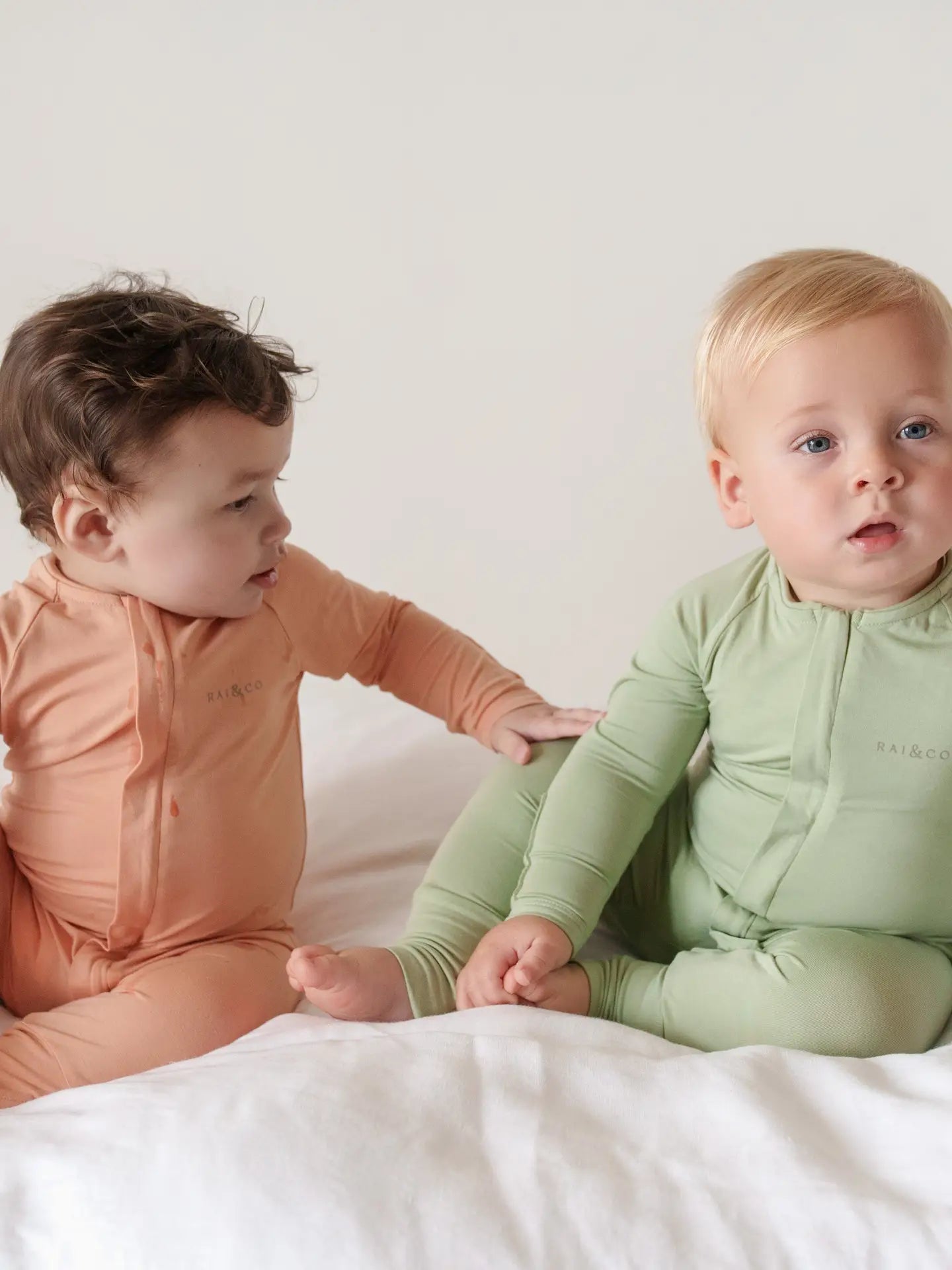 Lightweight Bamboo Onesie - Apricot