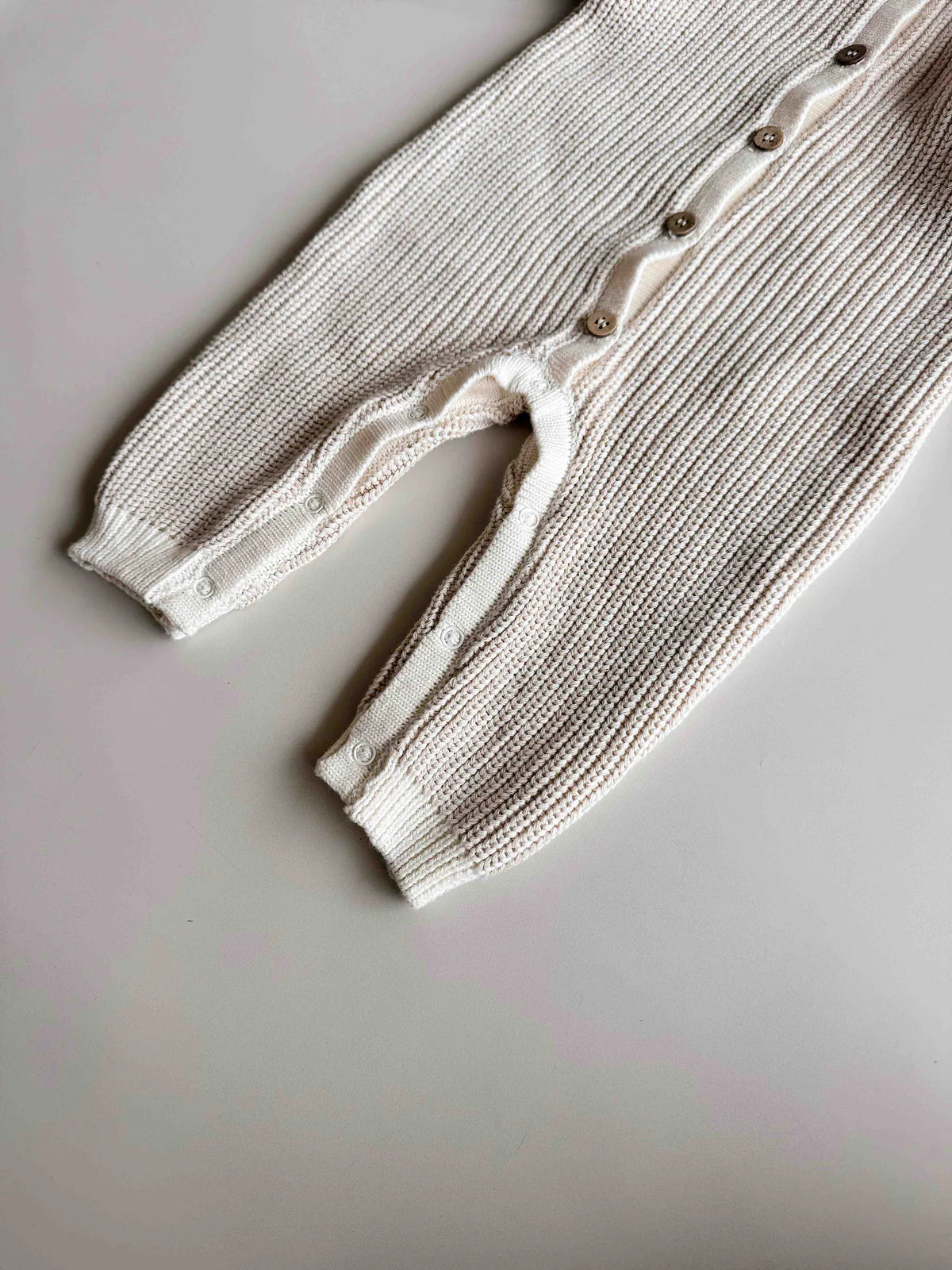 Chunky Full Romper - Oat