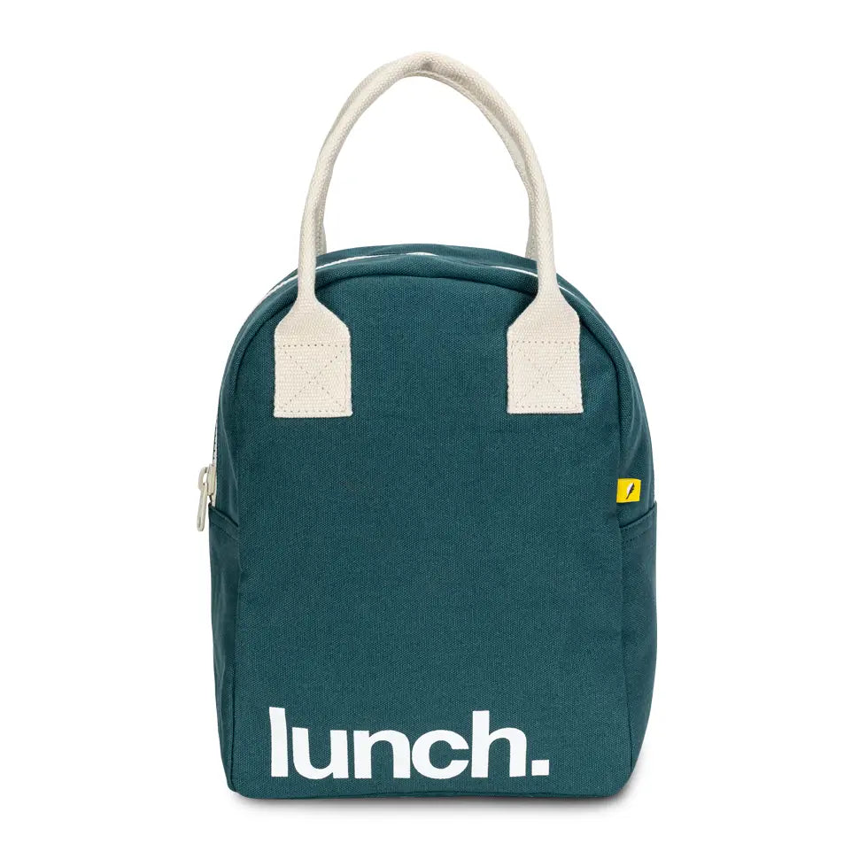 Zipper Lunch Bag - 'lunch' Cypress