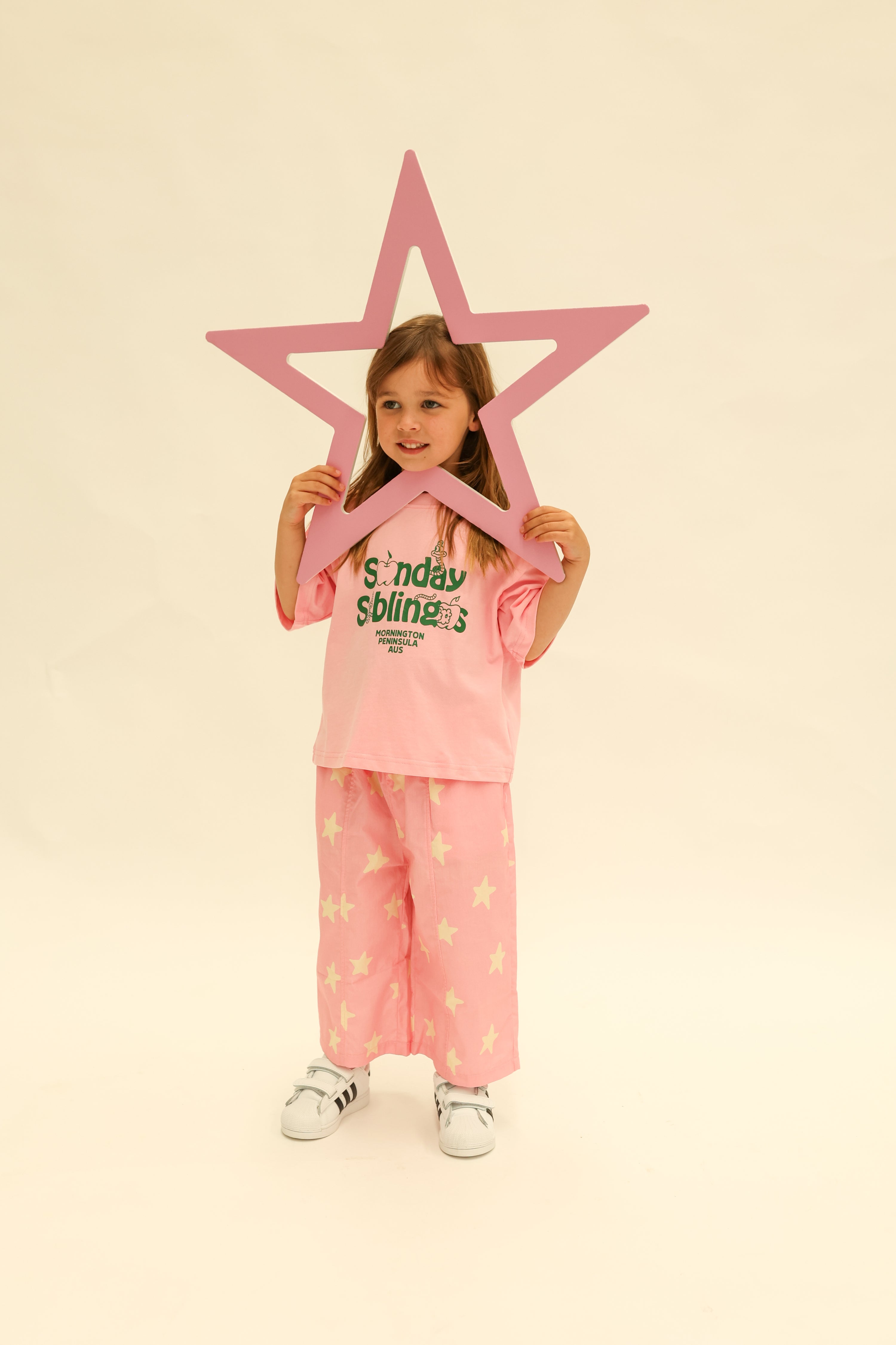 Dusty Star Pants - Pink