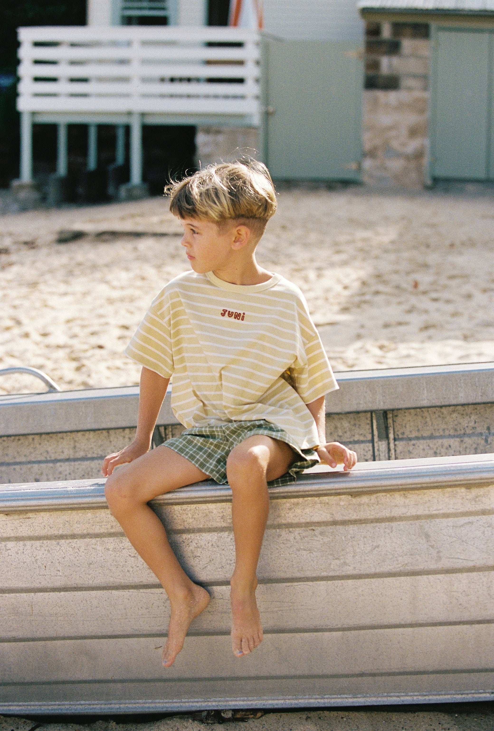 Zion Tee - Butter Stripe