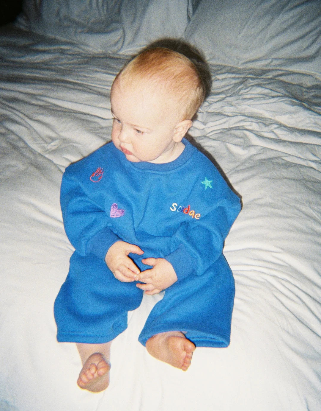 Electric blue jumper