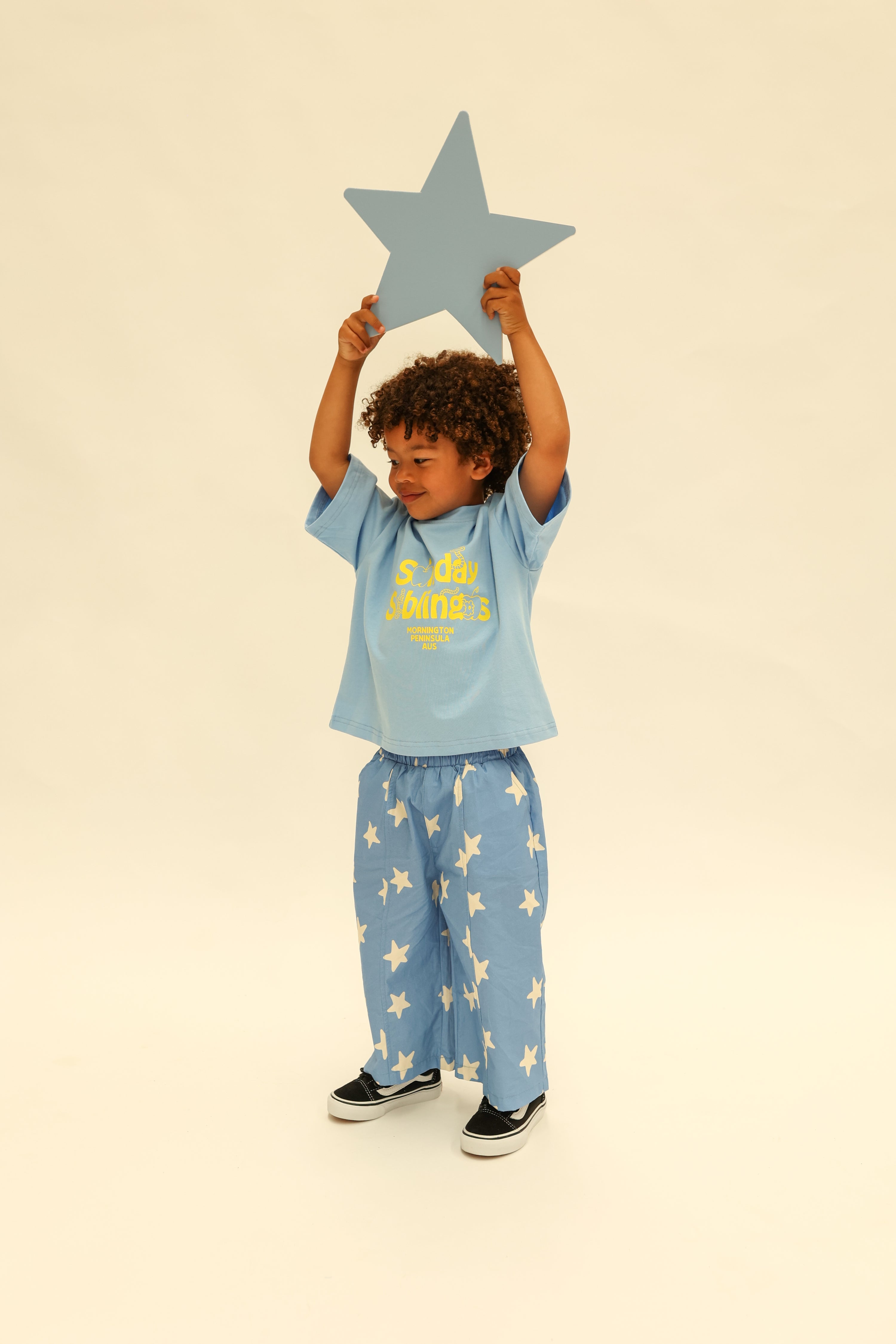 Dusty Star Pants - Cobalt Blue