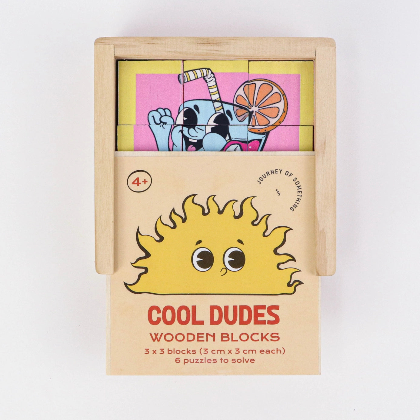 Cool Dudes Wooden Blocks