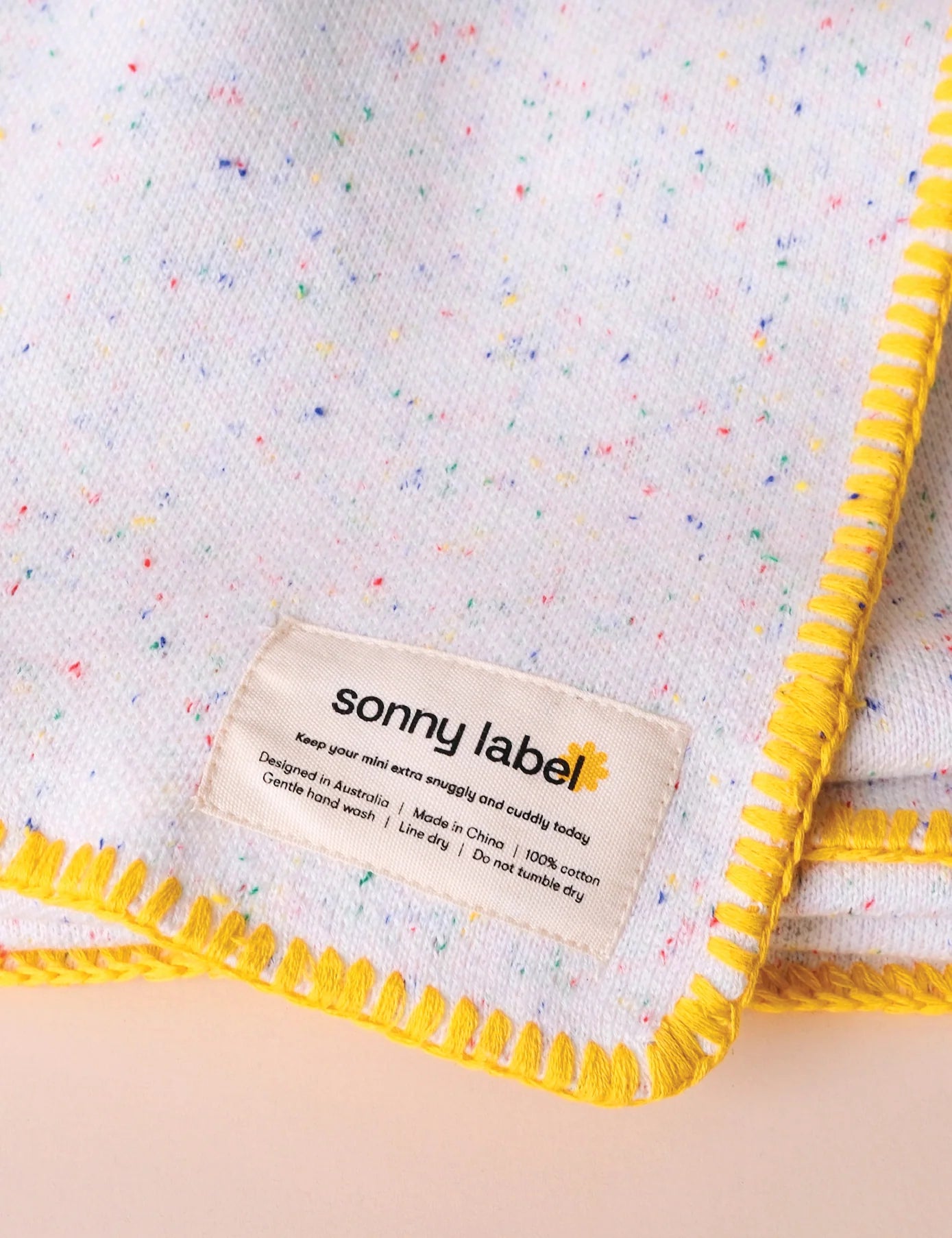 Knitted Sprinkle Blanket