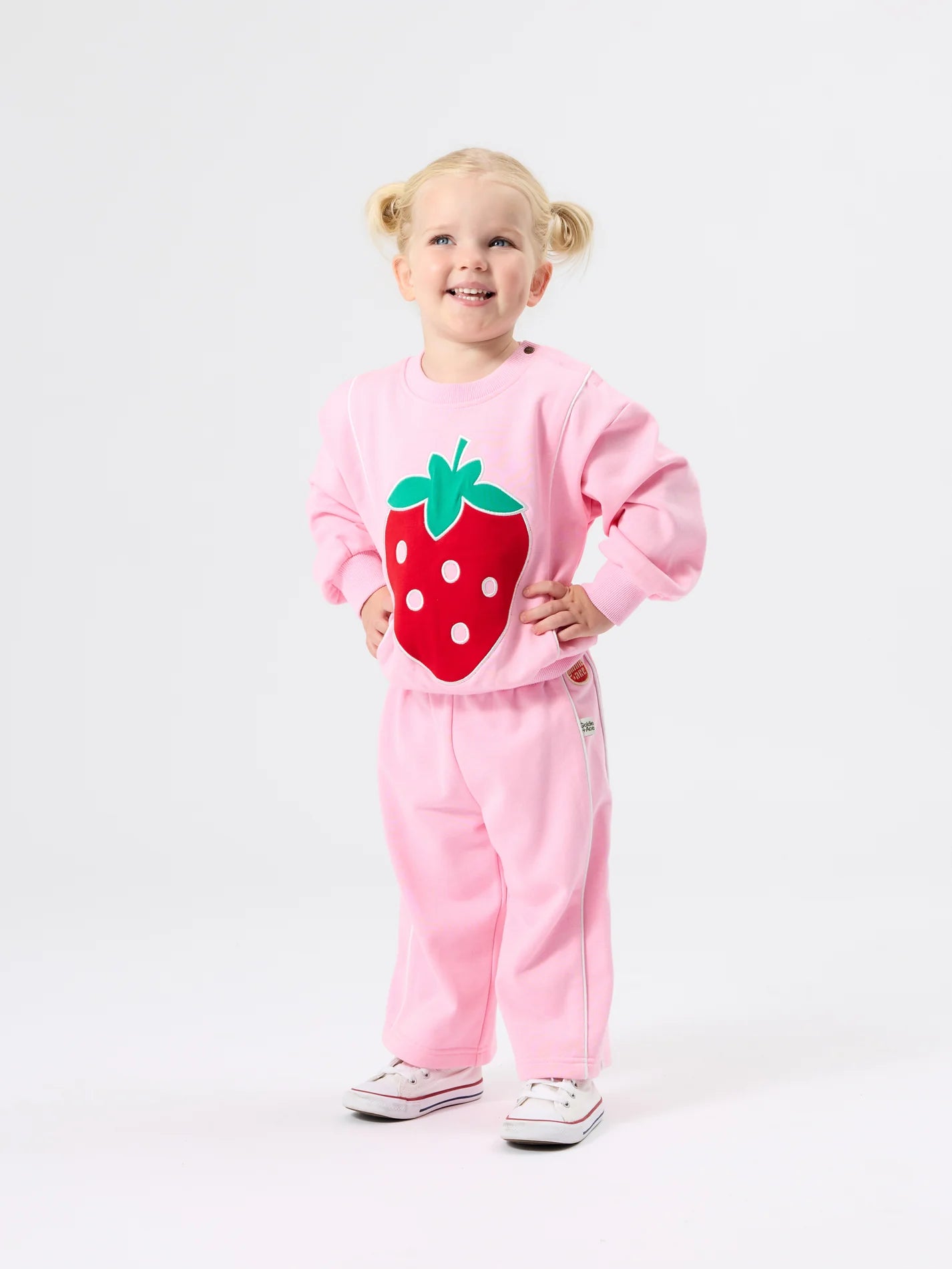 Jumbo Strawberry Piped Sweater