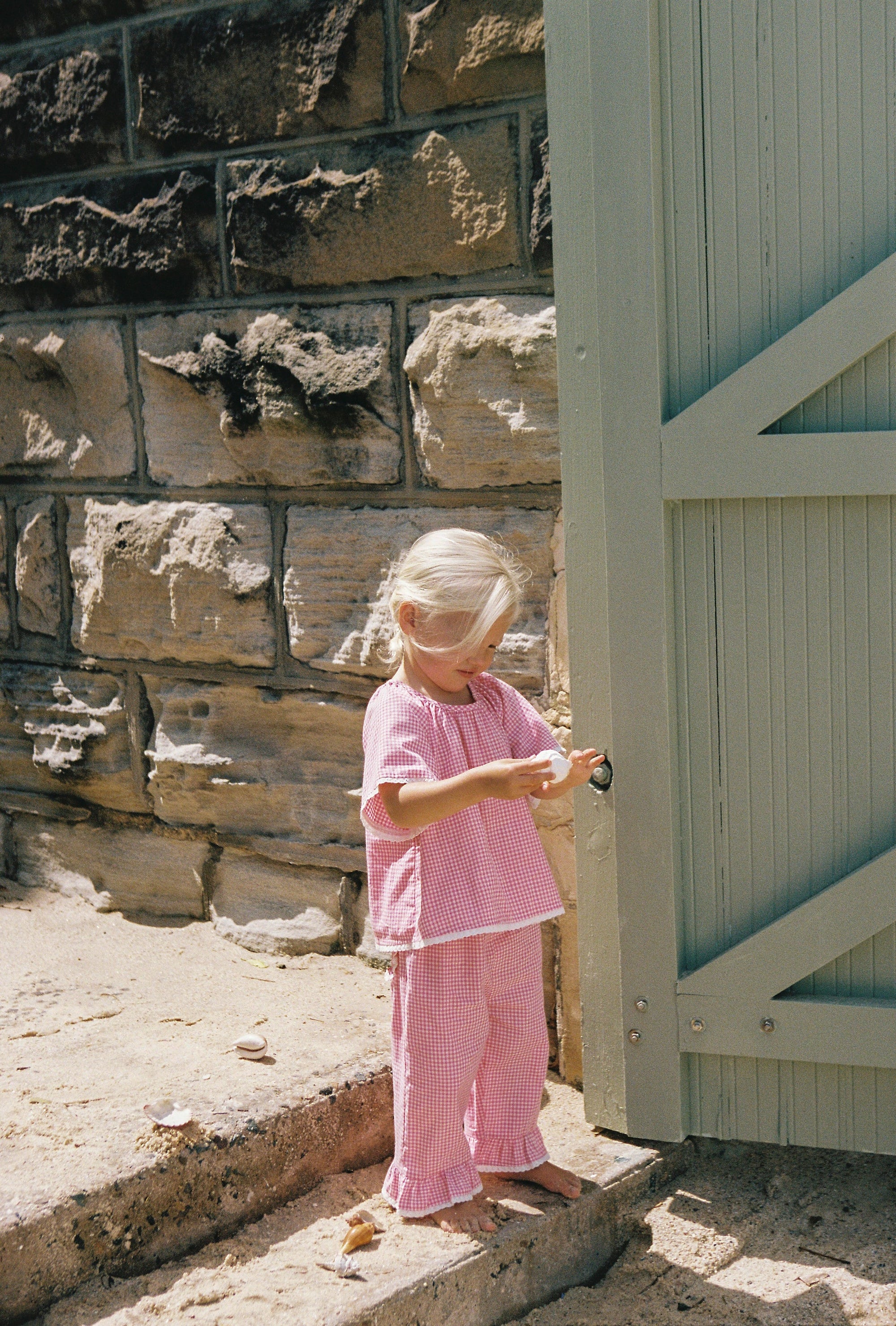 Penny Blouse - Strawberry Gingham