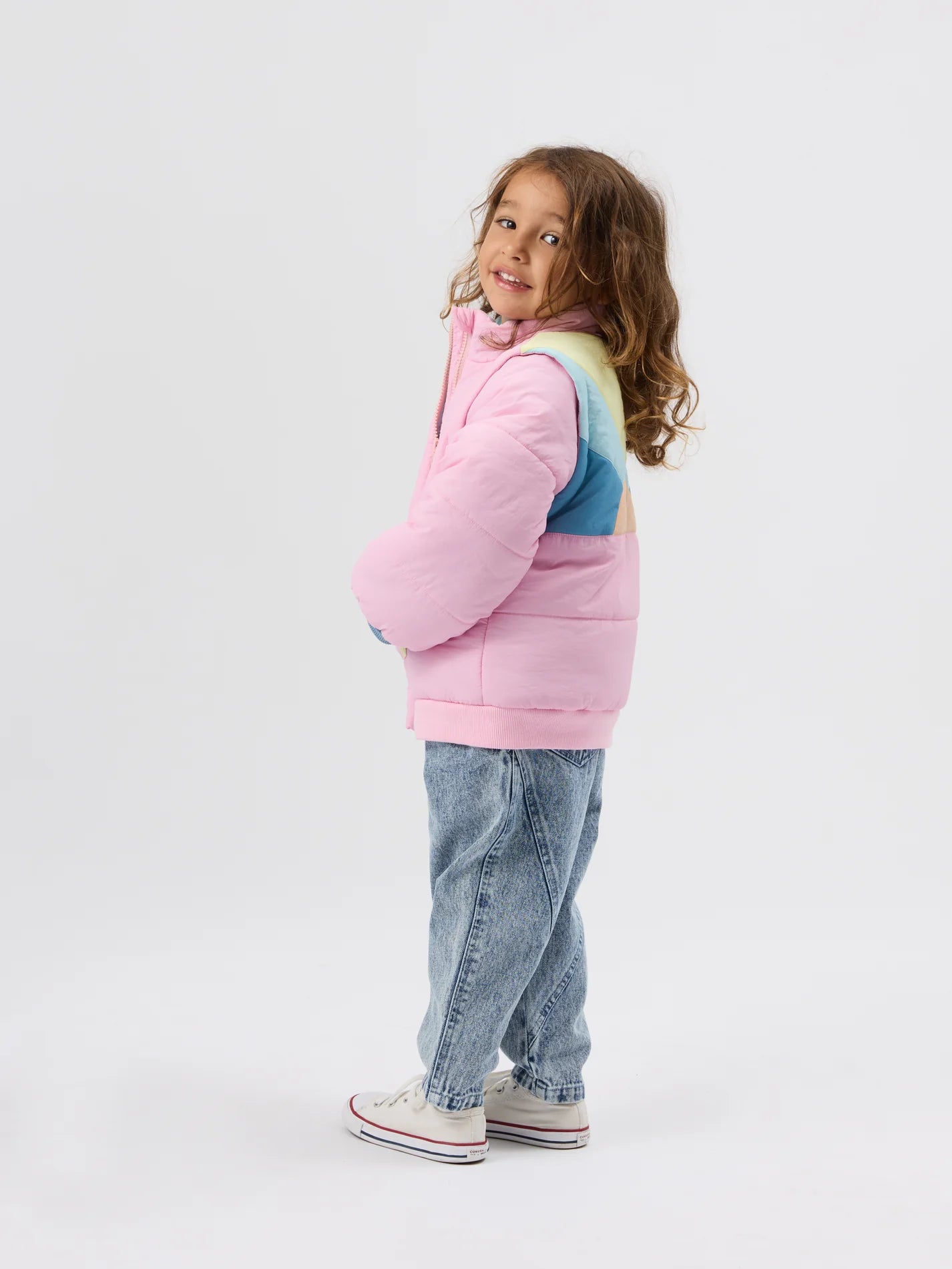 Charlie Sunrise Parka Jacket/Vest Pastel