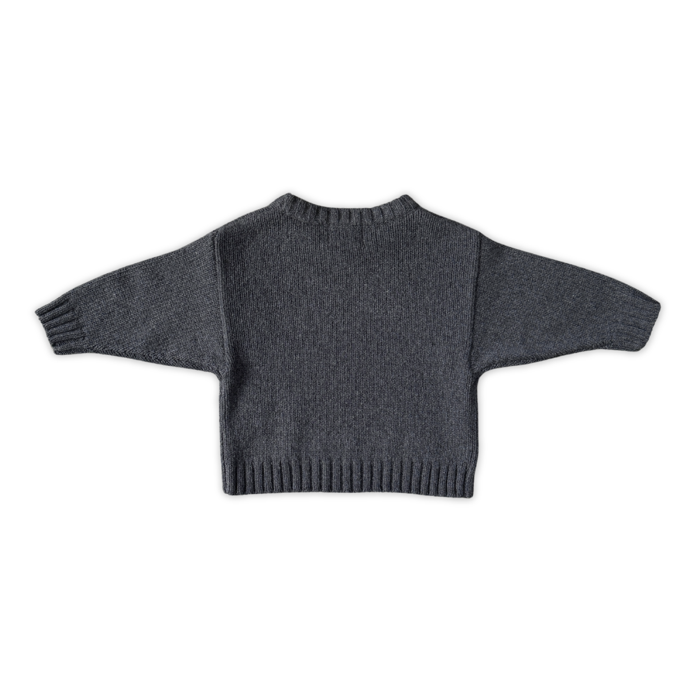 Merino Blend Rib Knit Pullover