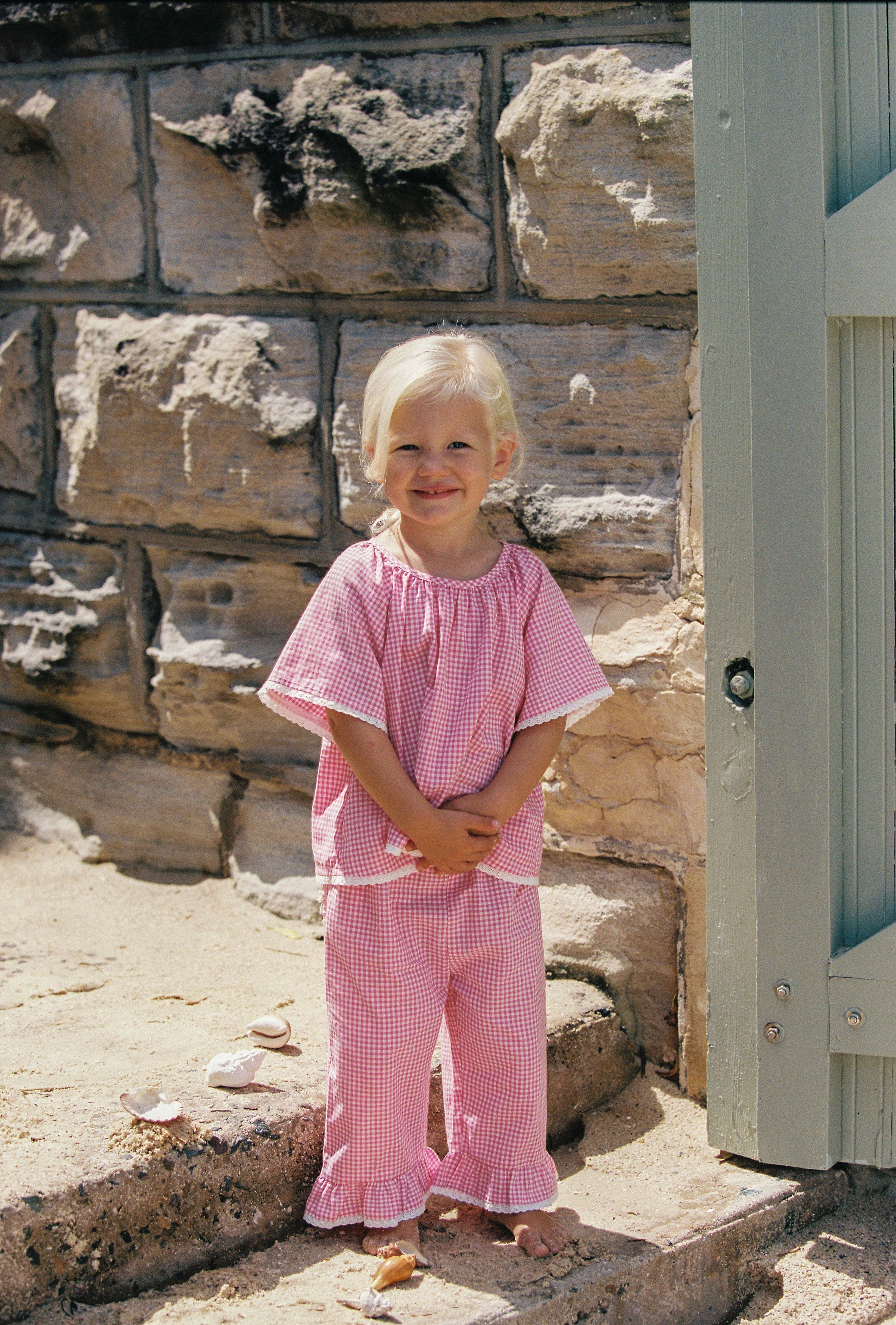 Penny Blouse - Strawberry Gingham