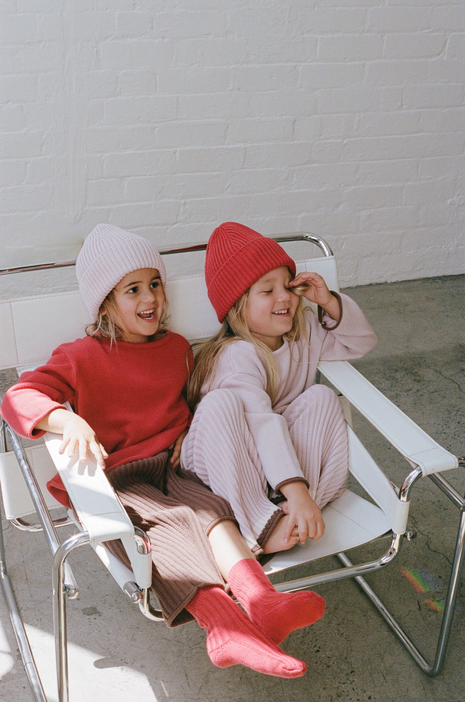 Knit Beanie | Dusty Pink