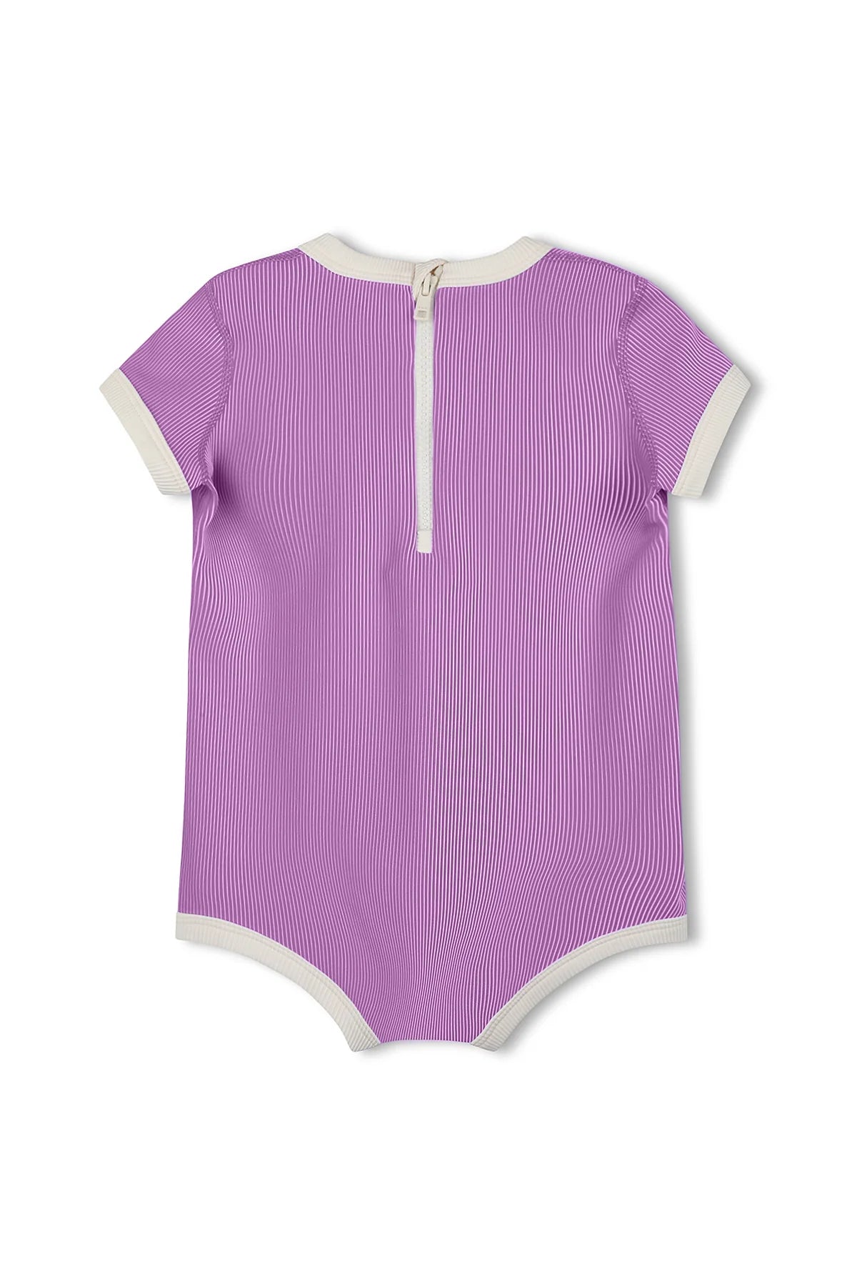 Mini Stripe Infant Onesie - Lilac