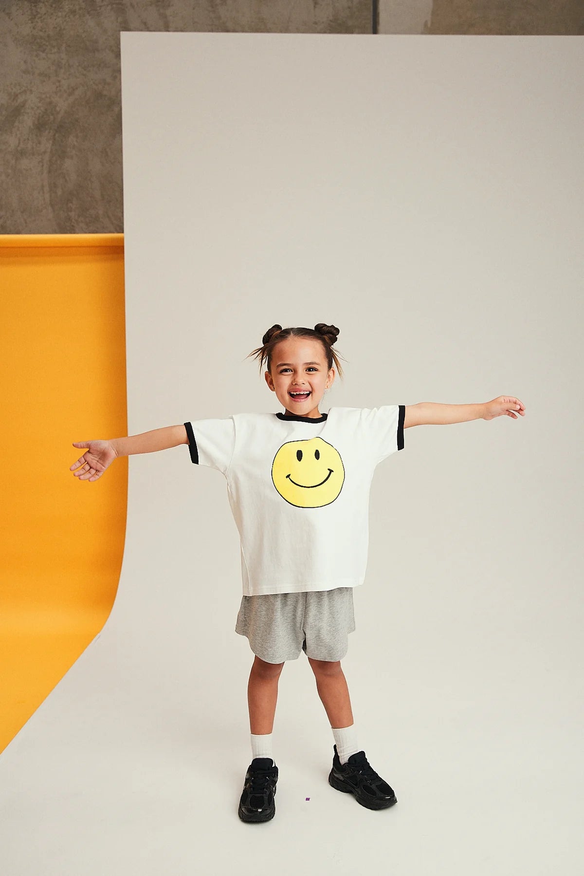 Smiley Tee in White