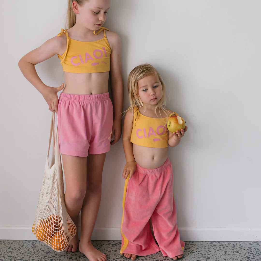 Ciao Crop Top Golden Cream