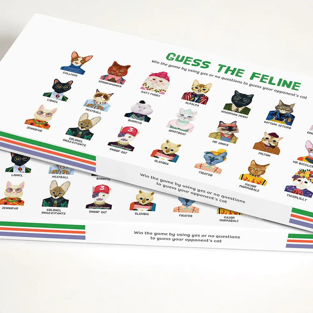 Guess the Feline Card Game