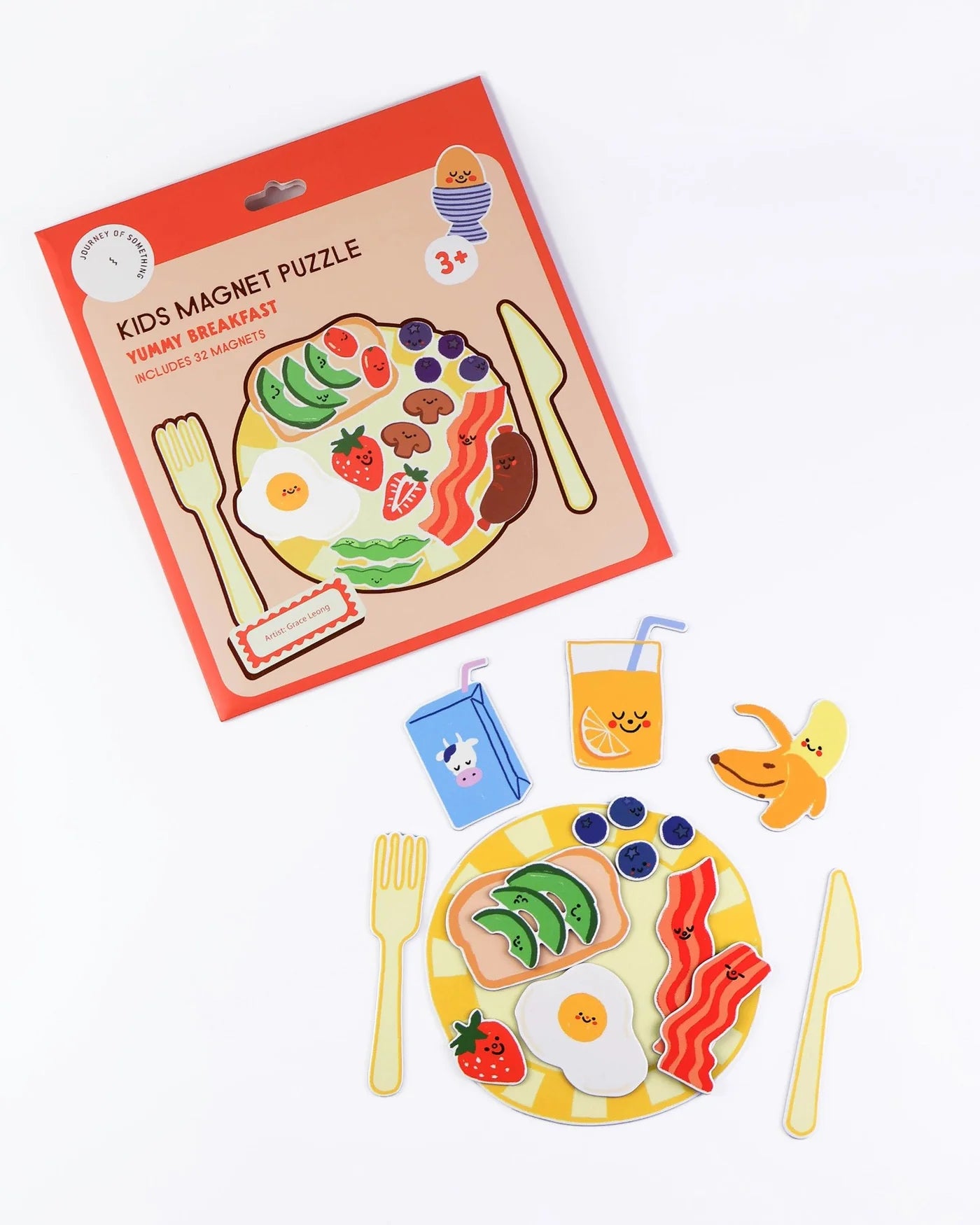 Kids Magnet Puzzle - Yummy Breakfast