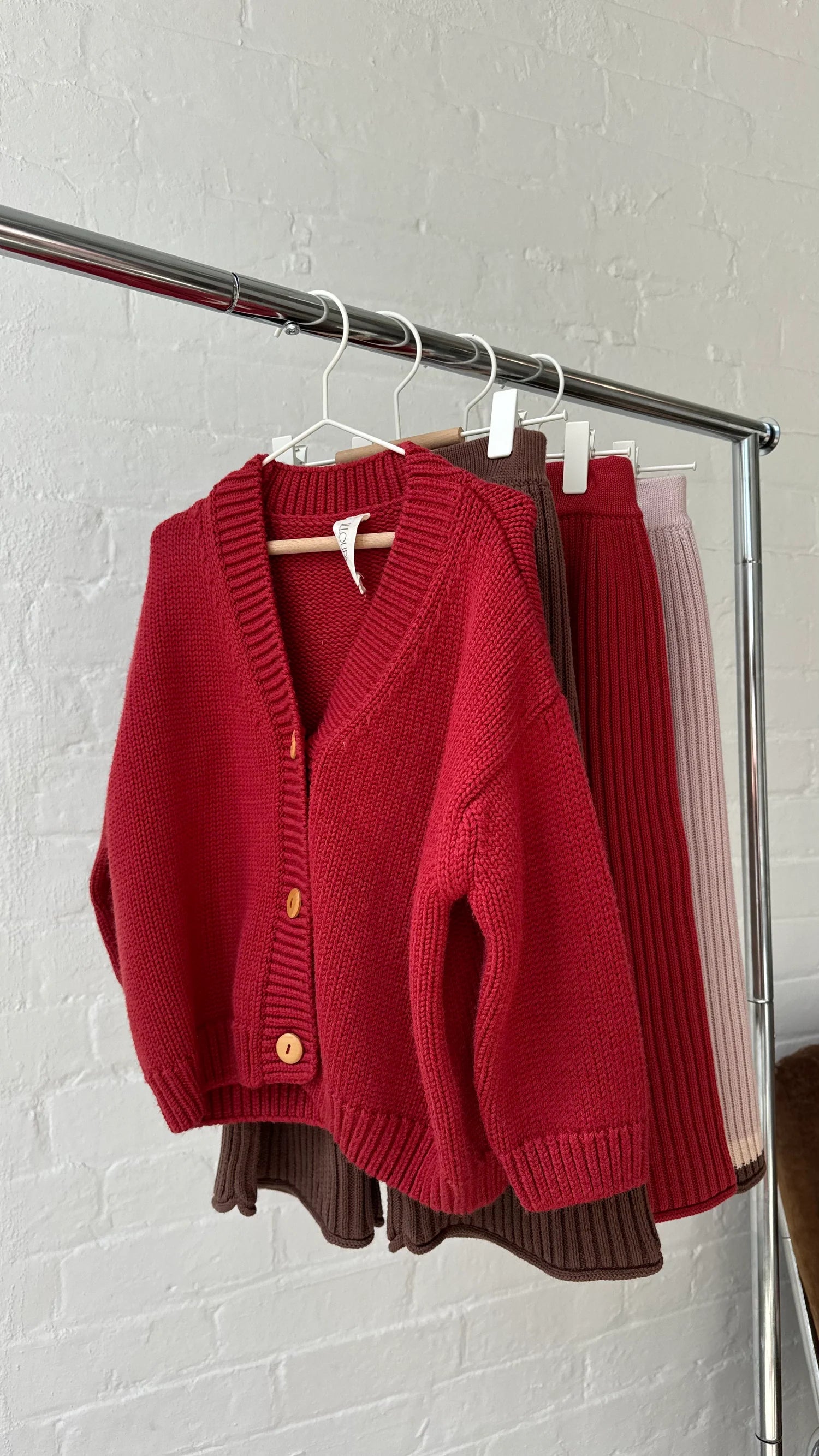 Wool Knit Cardigan| Chilli