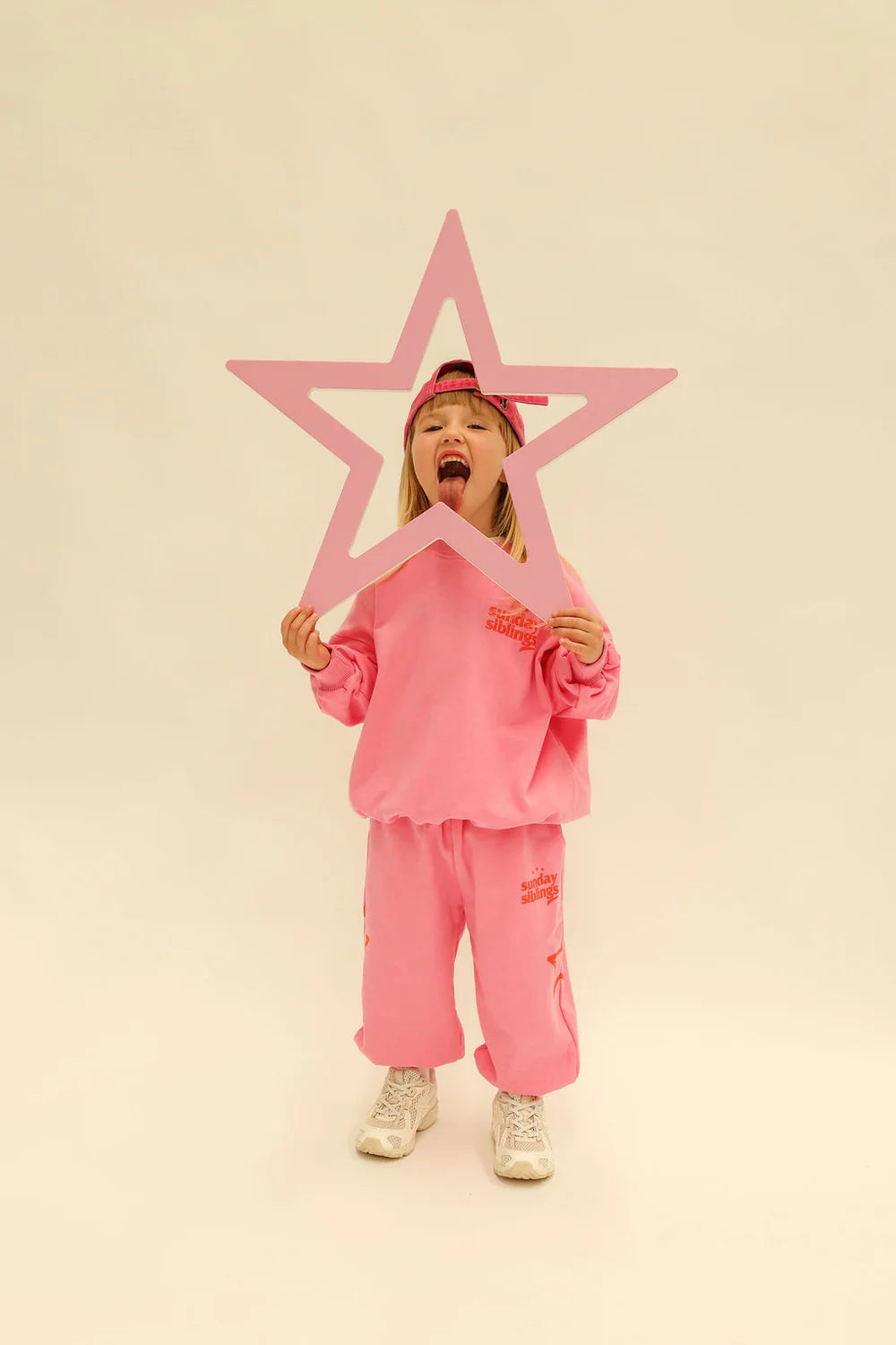 Siblings Set - Pink Trackpants