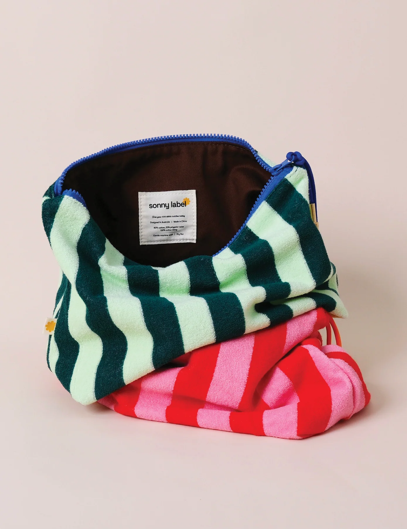 Mama Clutch - Mint Stripe