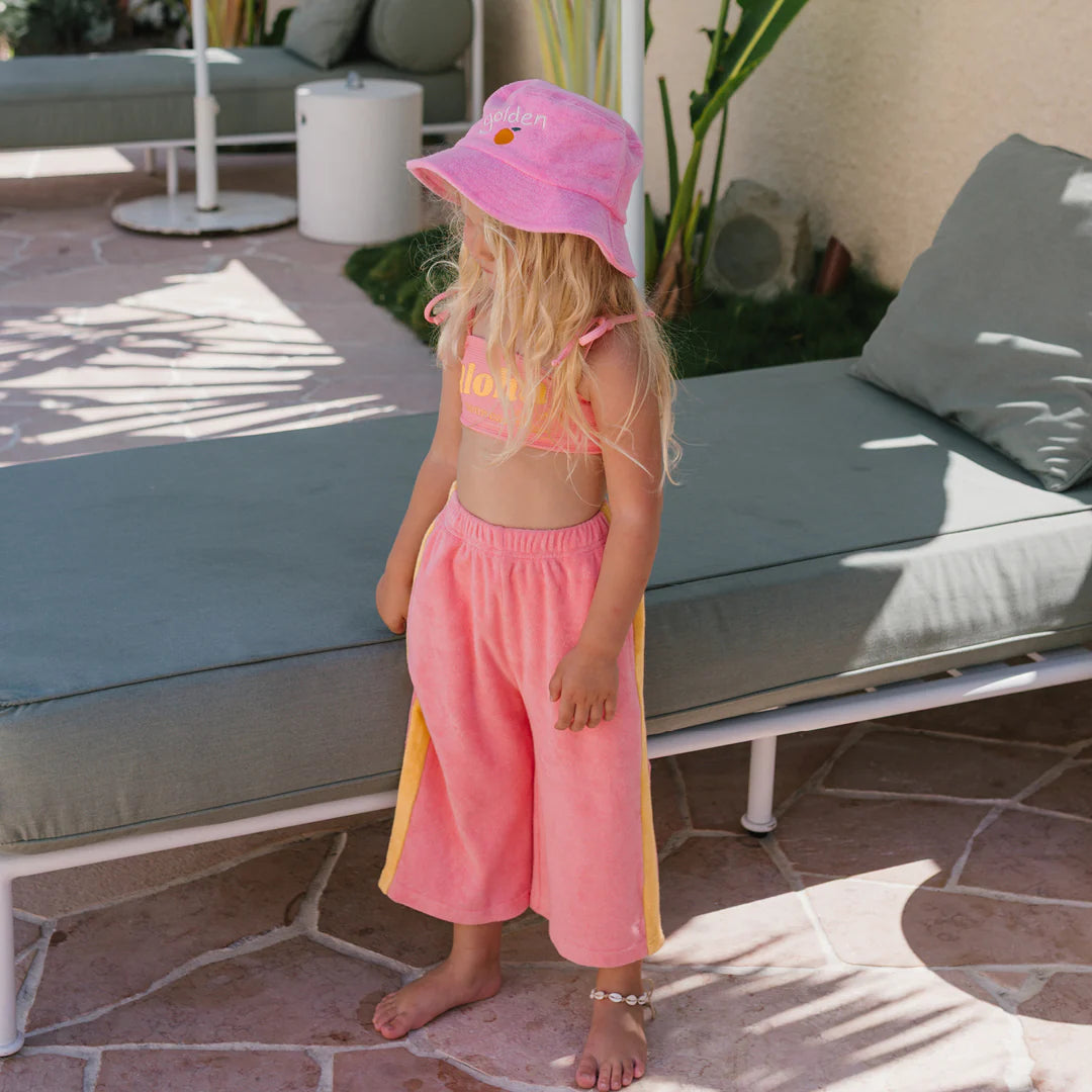 Ciao Tutti Wide Leg Pants Pink Icing / Golden Cream