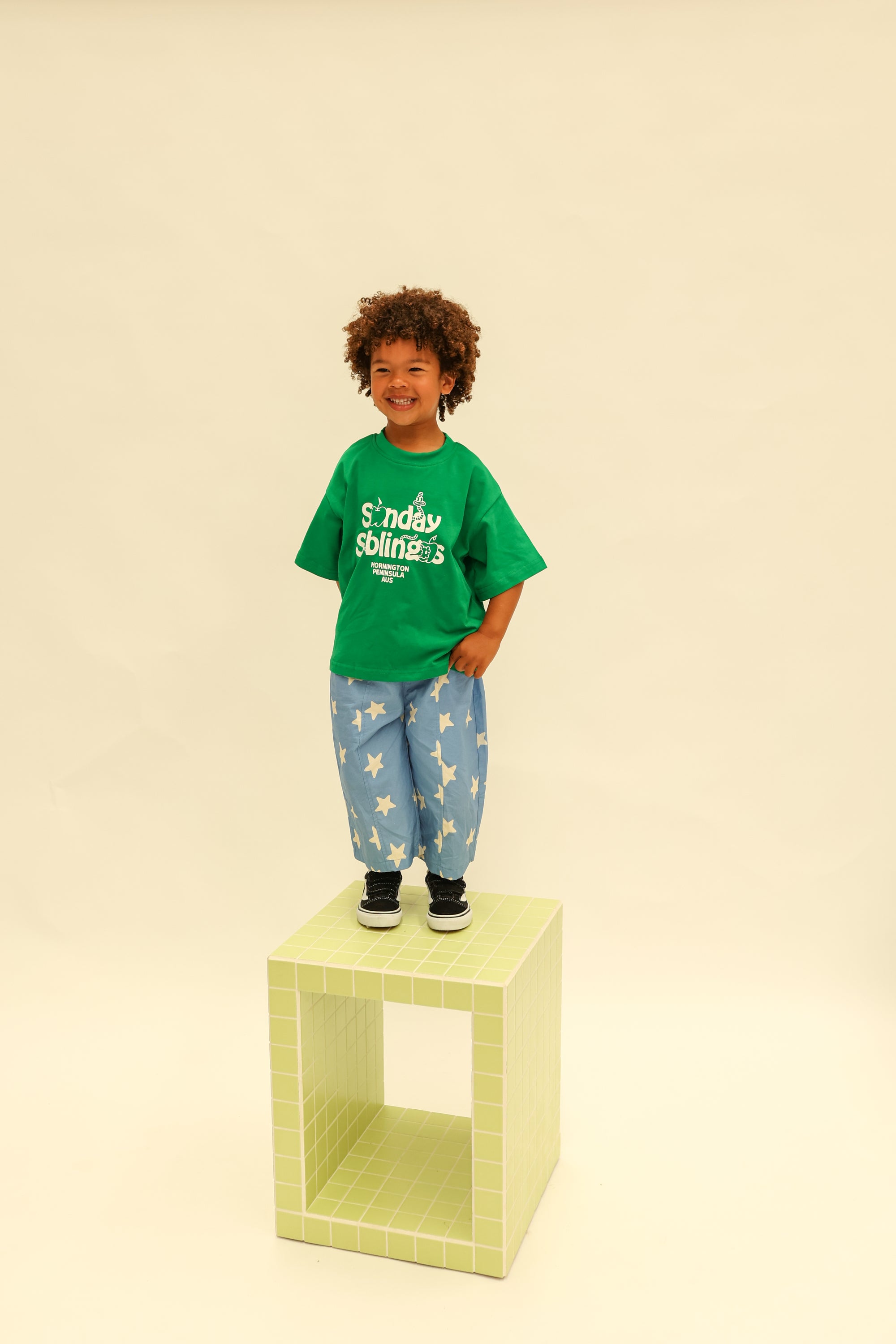 Dusty Star Pants - Cobalt Blue