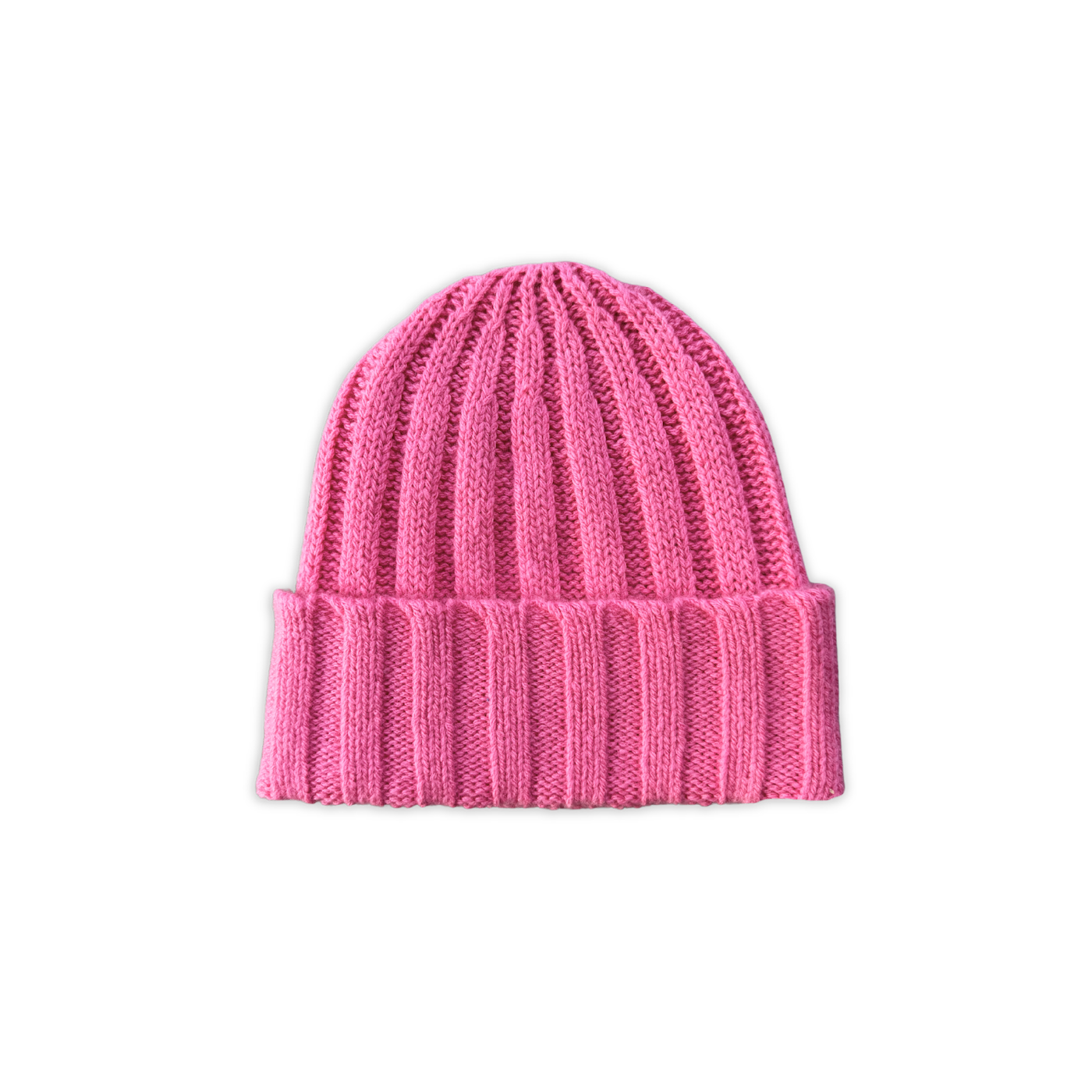 Merino Knit Blend Knit Beanie - Raspberry