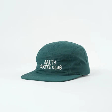 Salty Skate Club Cap- Green/ White