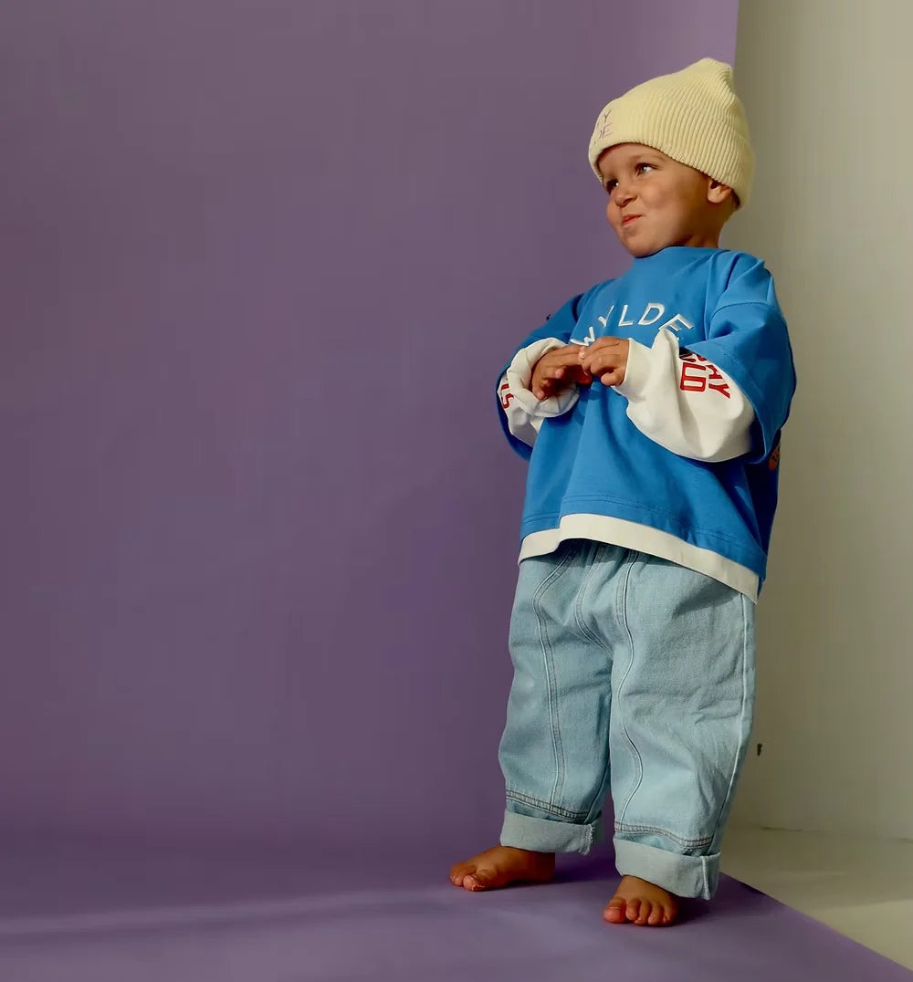 Roar L/S layer tee - Blue